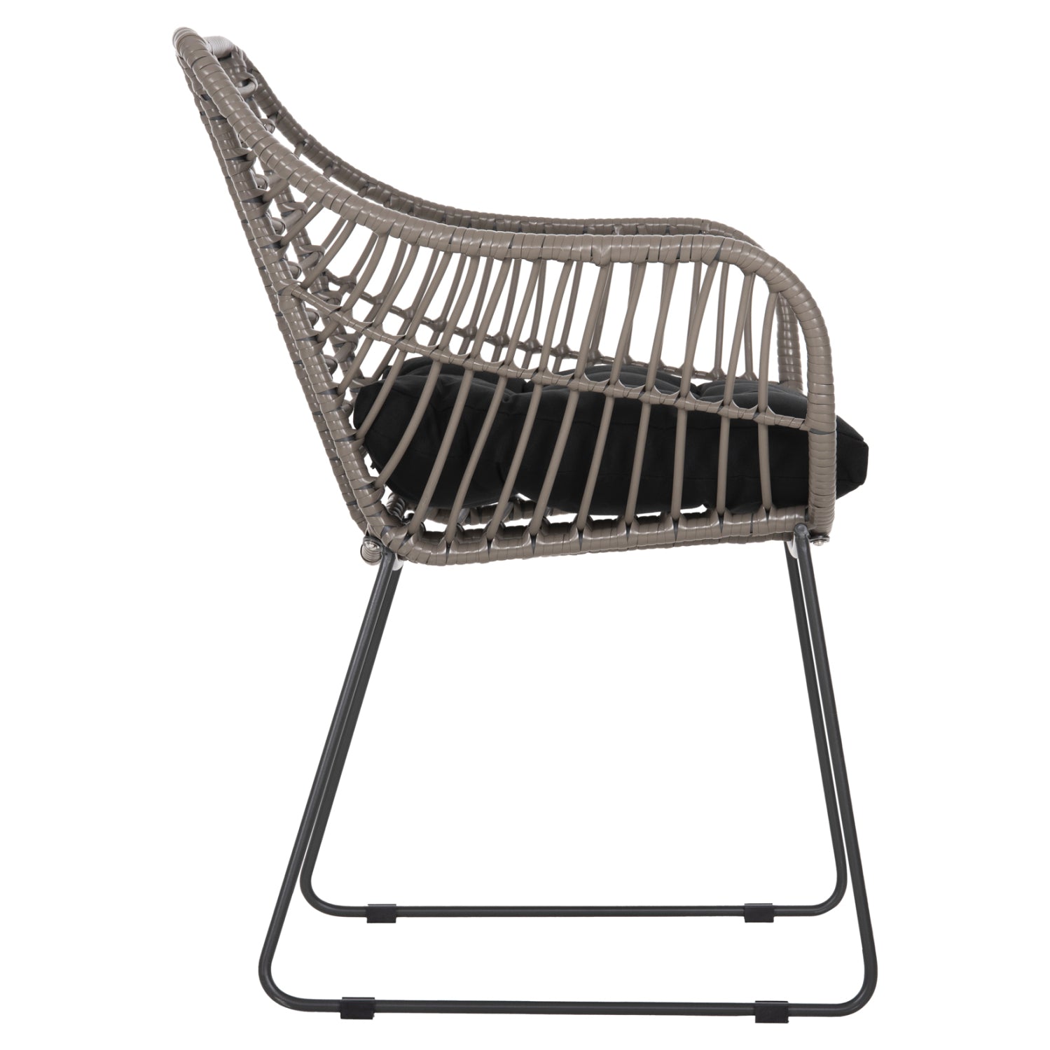 Кресло Алегра -цвят мока-сив 60x56x84