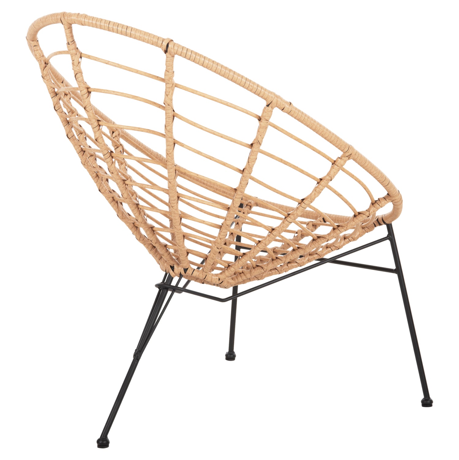 Метален стол  ALEGRA бежов 73x78x88см