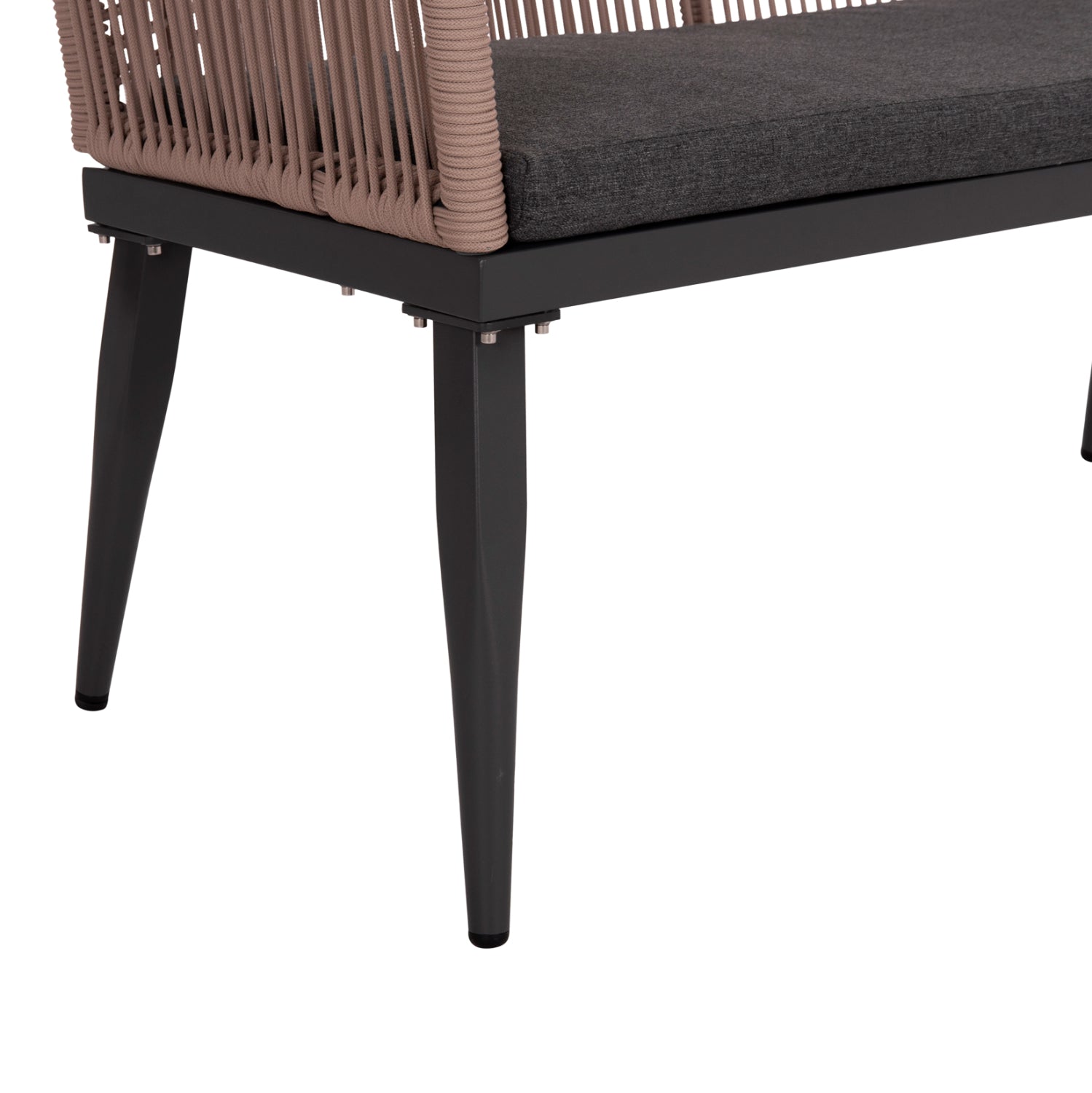 Пейка миртацвят антрацит-бежов