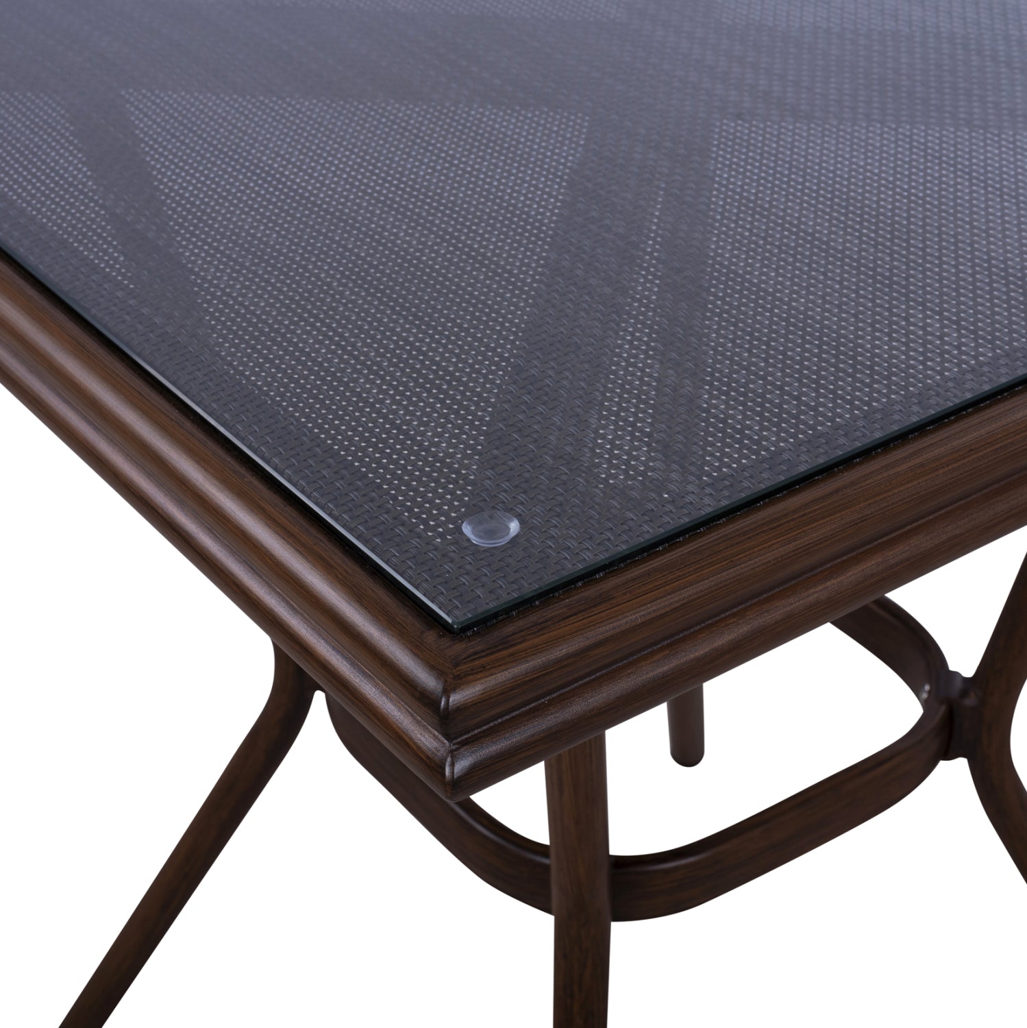 Градинска маса Харлоу 70x70 алуминиева-кафява