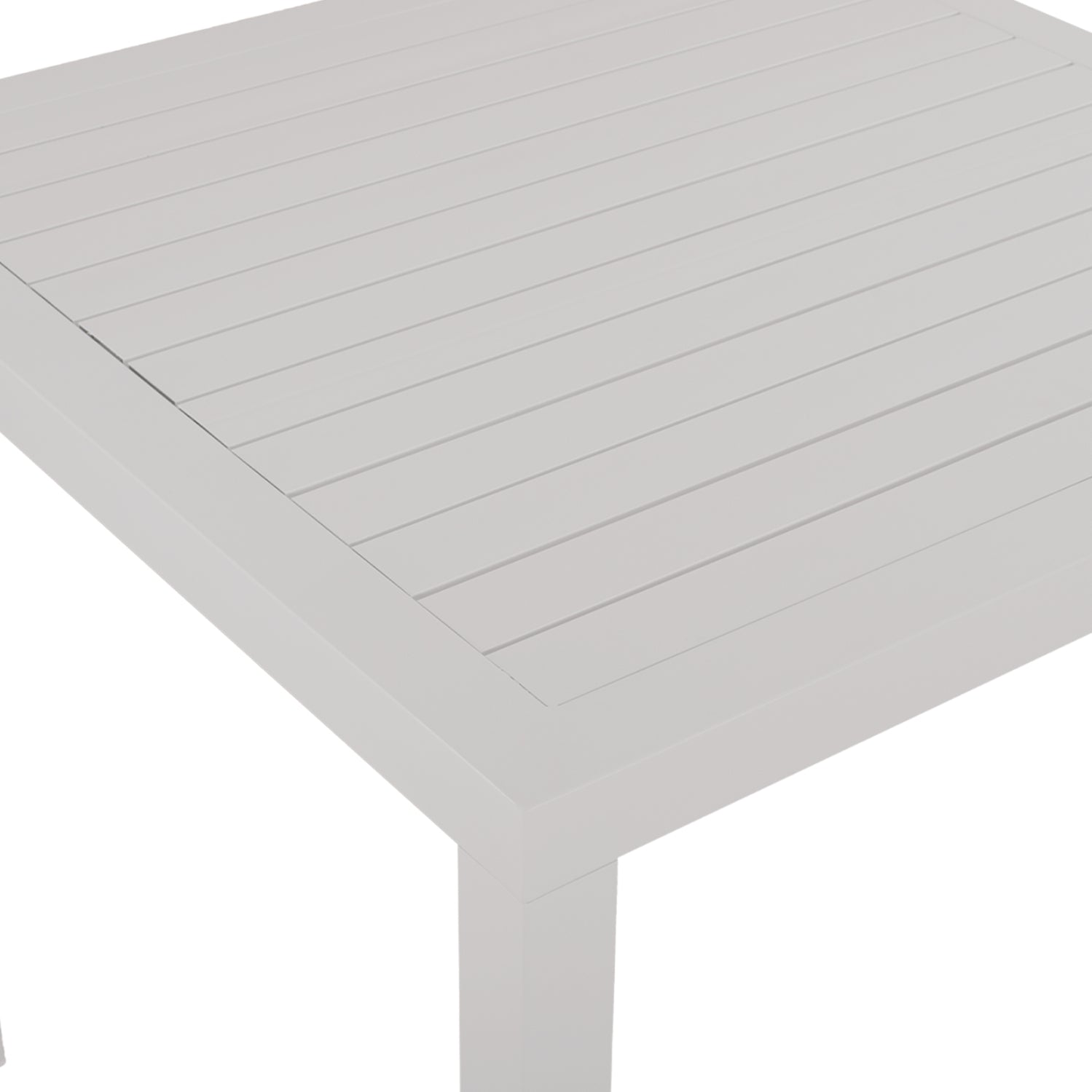 Алуминиева маса Сахира 120х80 см бяла