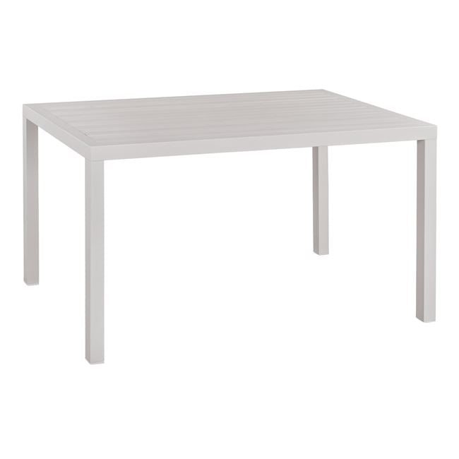 Алуминиева маса SAHIRA 140x80 бяла