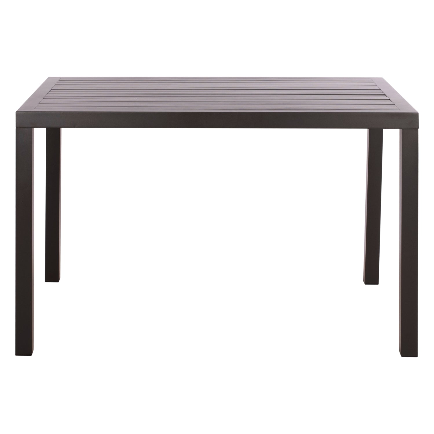 Алуминиева маса SAHIRA в цвят въглен 140x80x75.5h см.