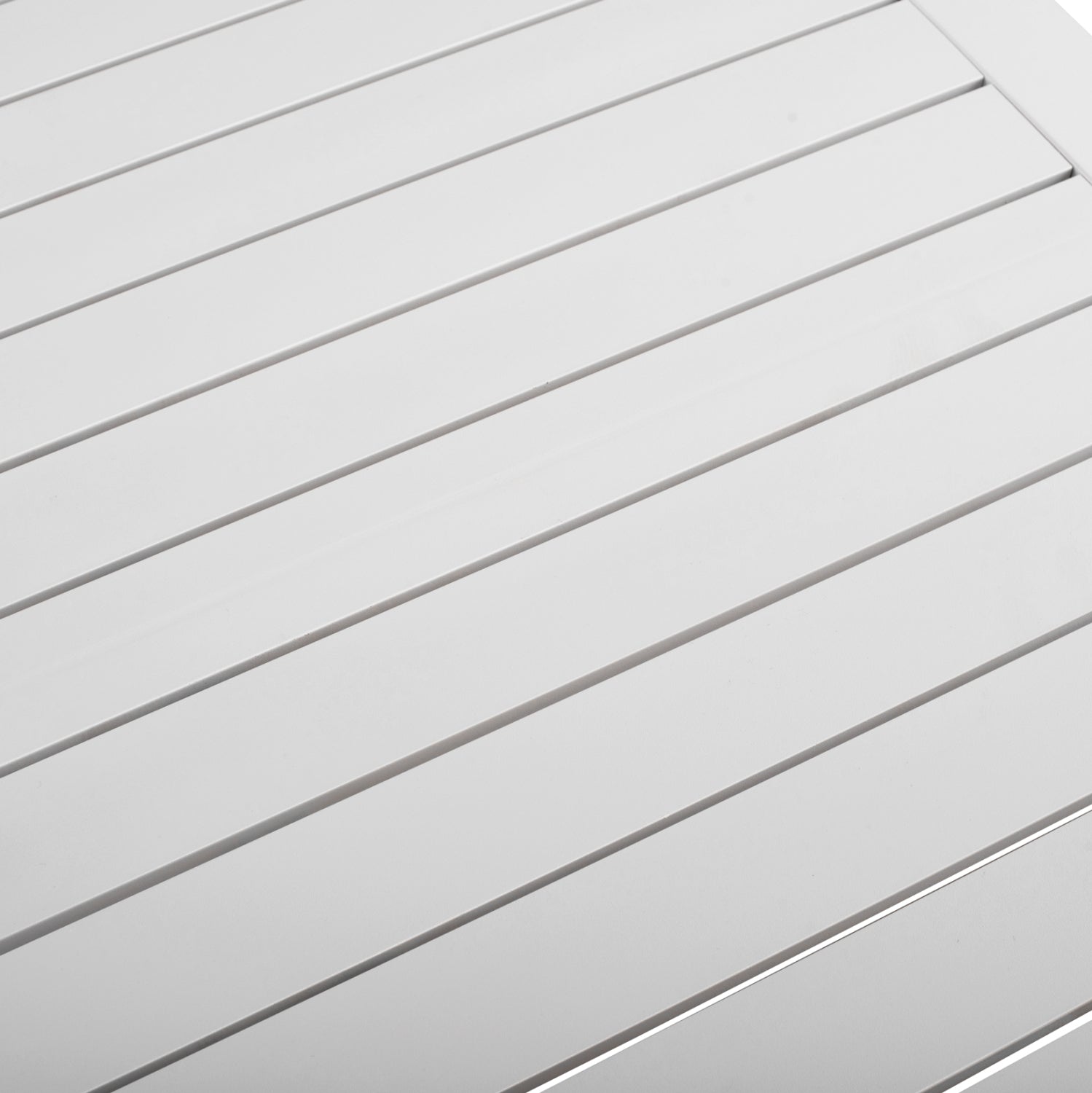 Маса Сахира алуминий 80x80 -бял цвят