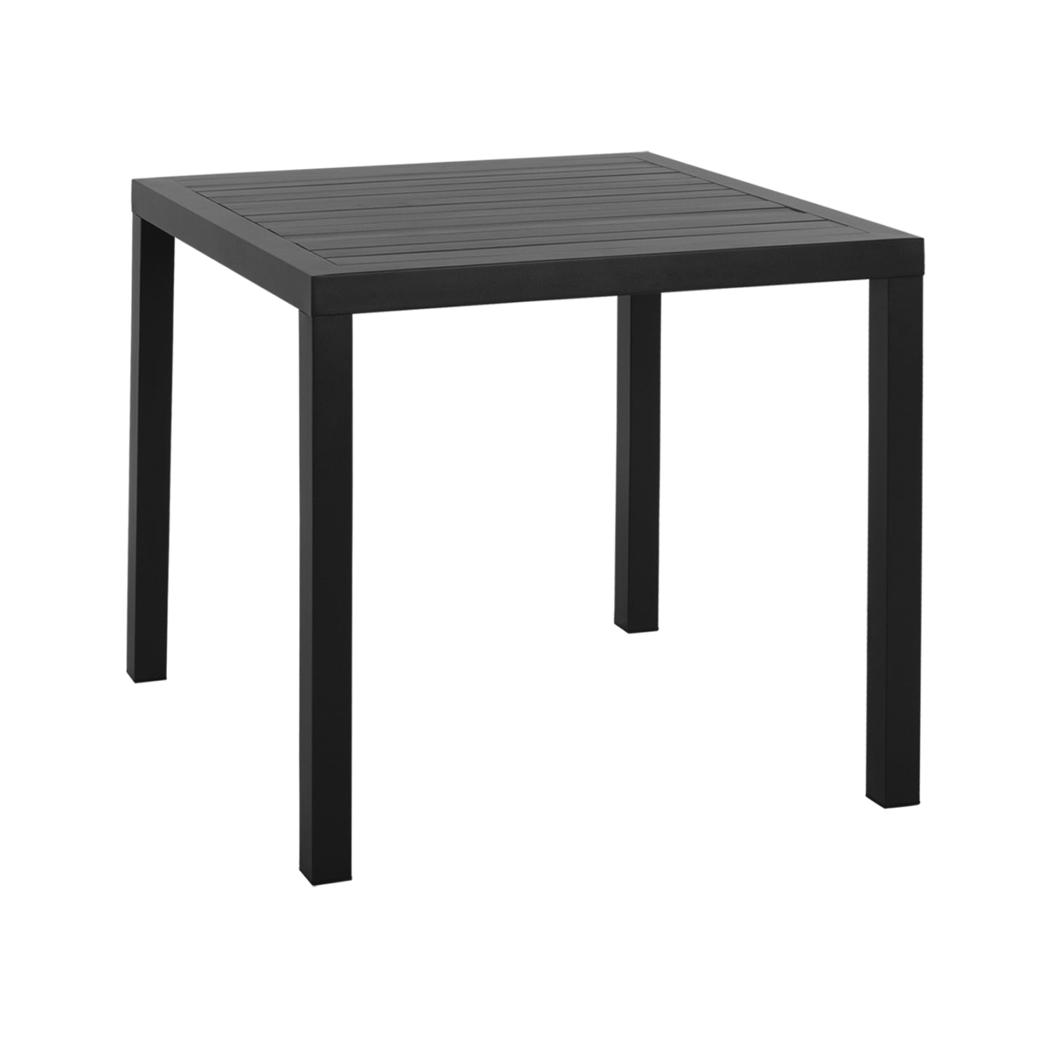 Маса Сахира 80x80 -цвят антрацит алуминий