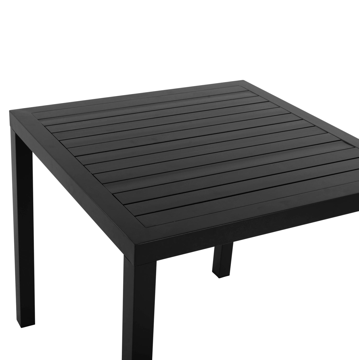 Маса Сахира 80x80 -цвят антрацит алуминий