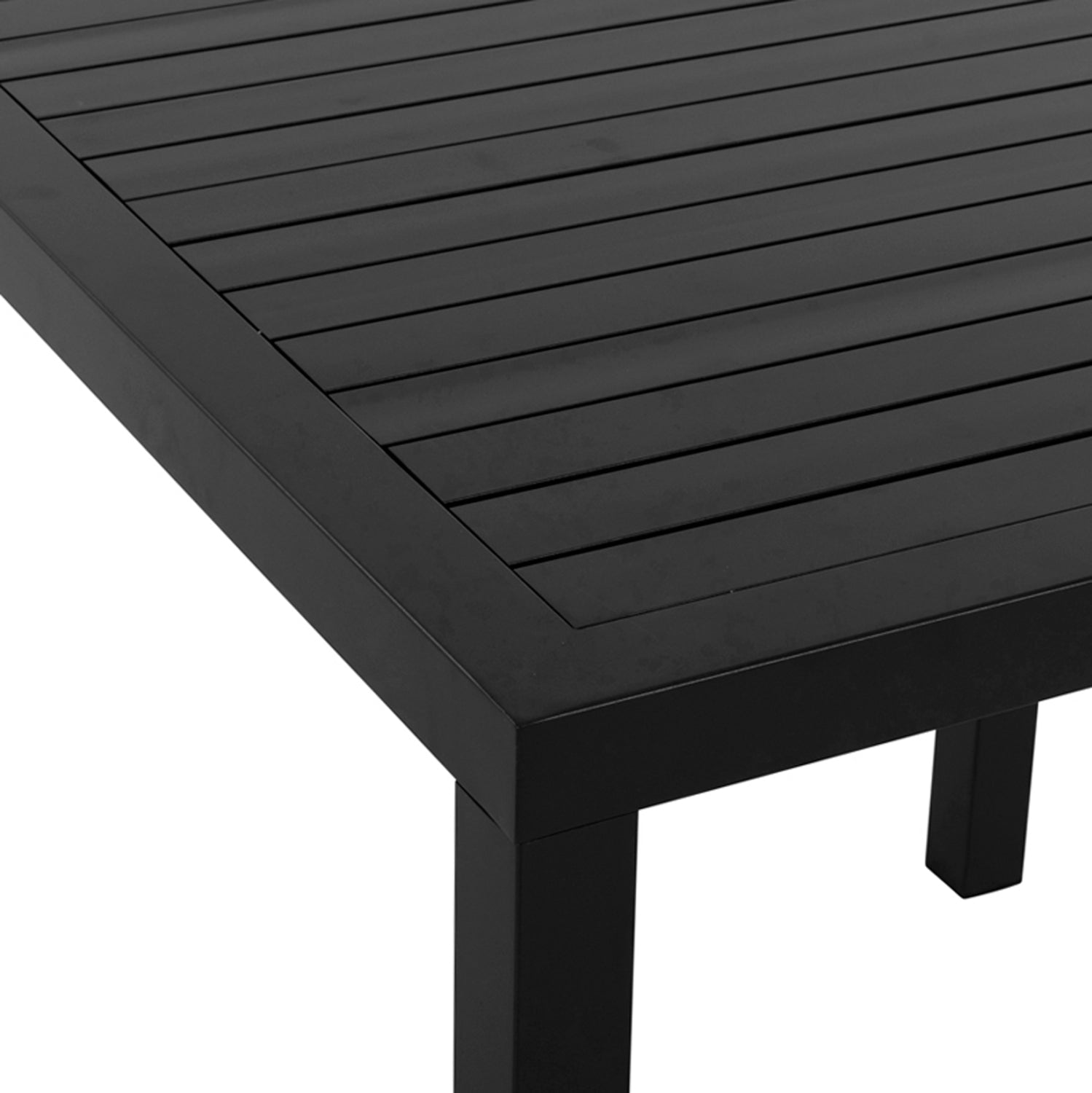 Маса Сахира 80x80 -цвят антрацит алуминий