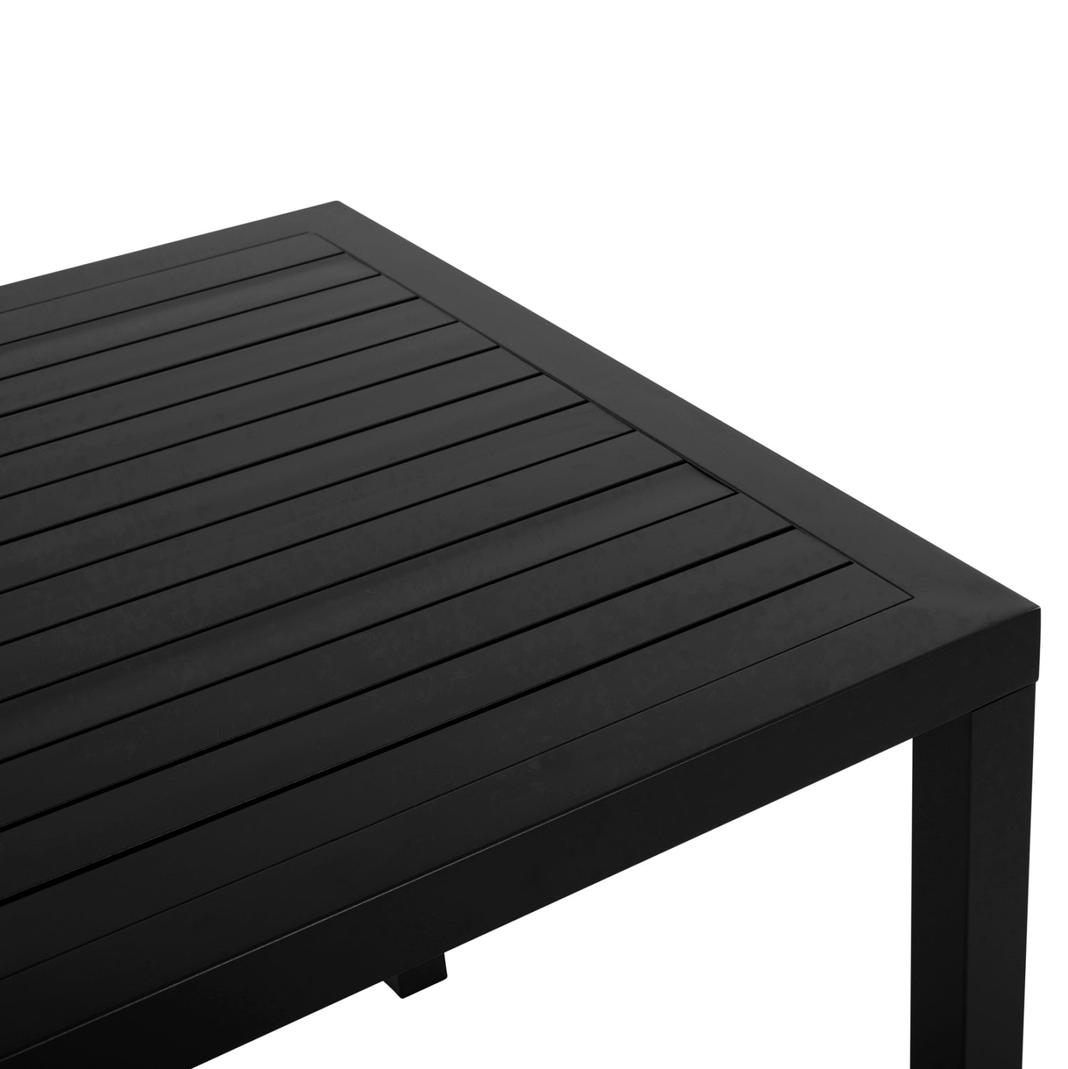 Маса Сахира 80x80 -цвят антрацит алуминий