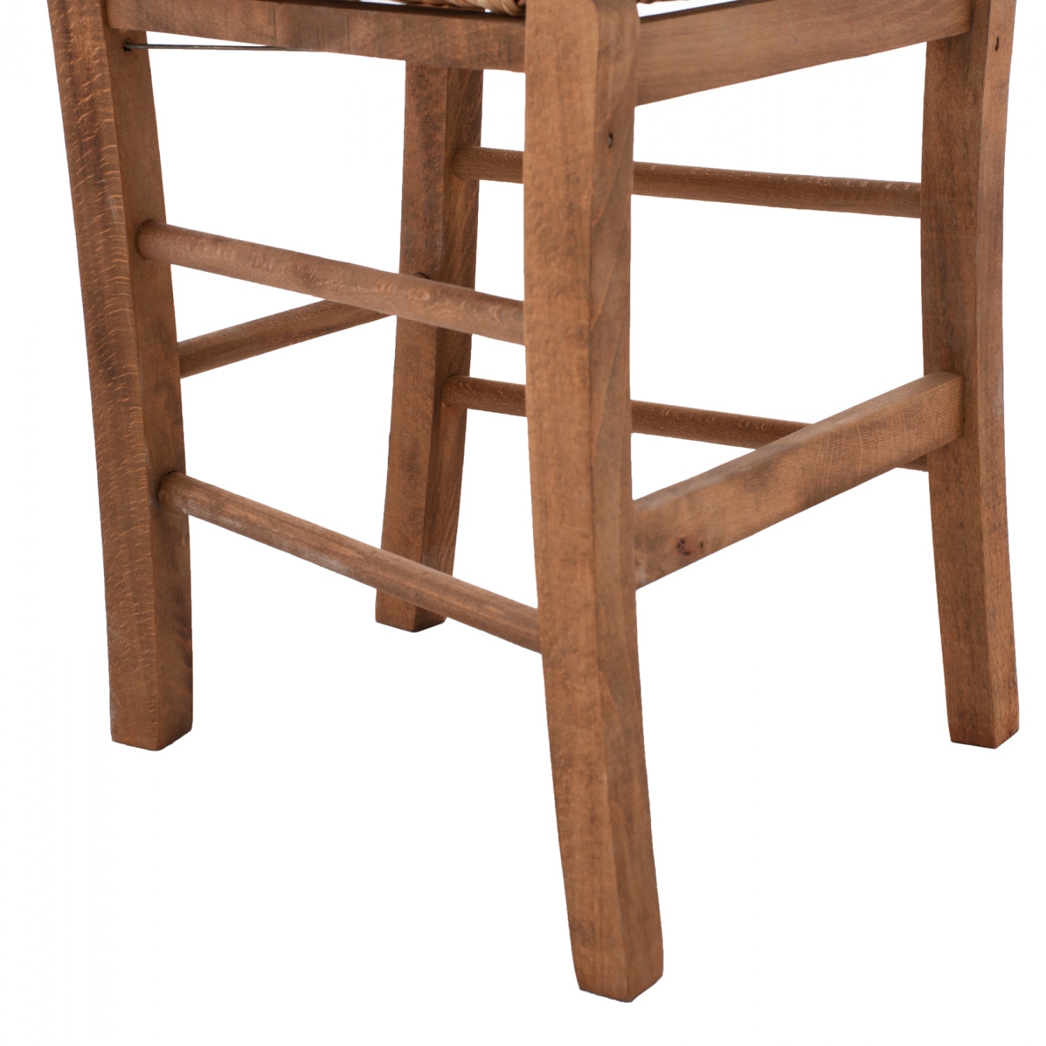 Кафе стол Аuggie с кръстосан гръб,  орех КГ10371.01