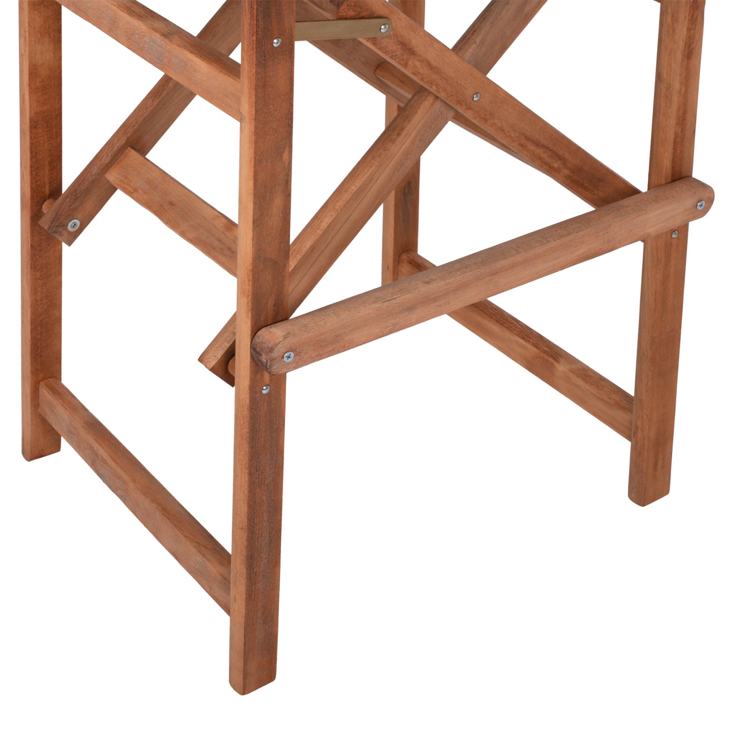 Режисьорски бар стол Lake орех/текстил мока КГ10374.04 58x58x118Yсм.