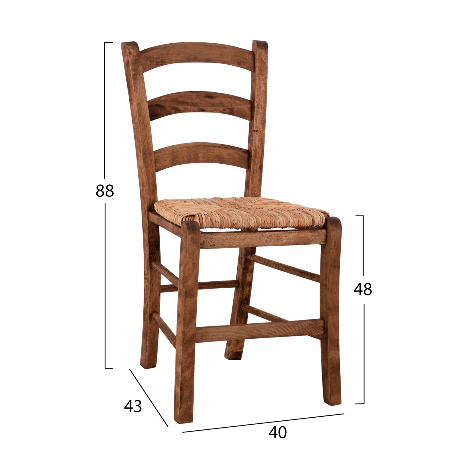 Стол PAROS орех цвят  КГ10379.01