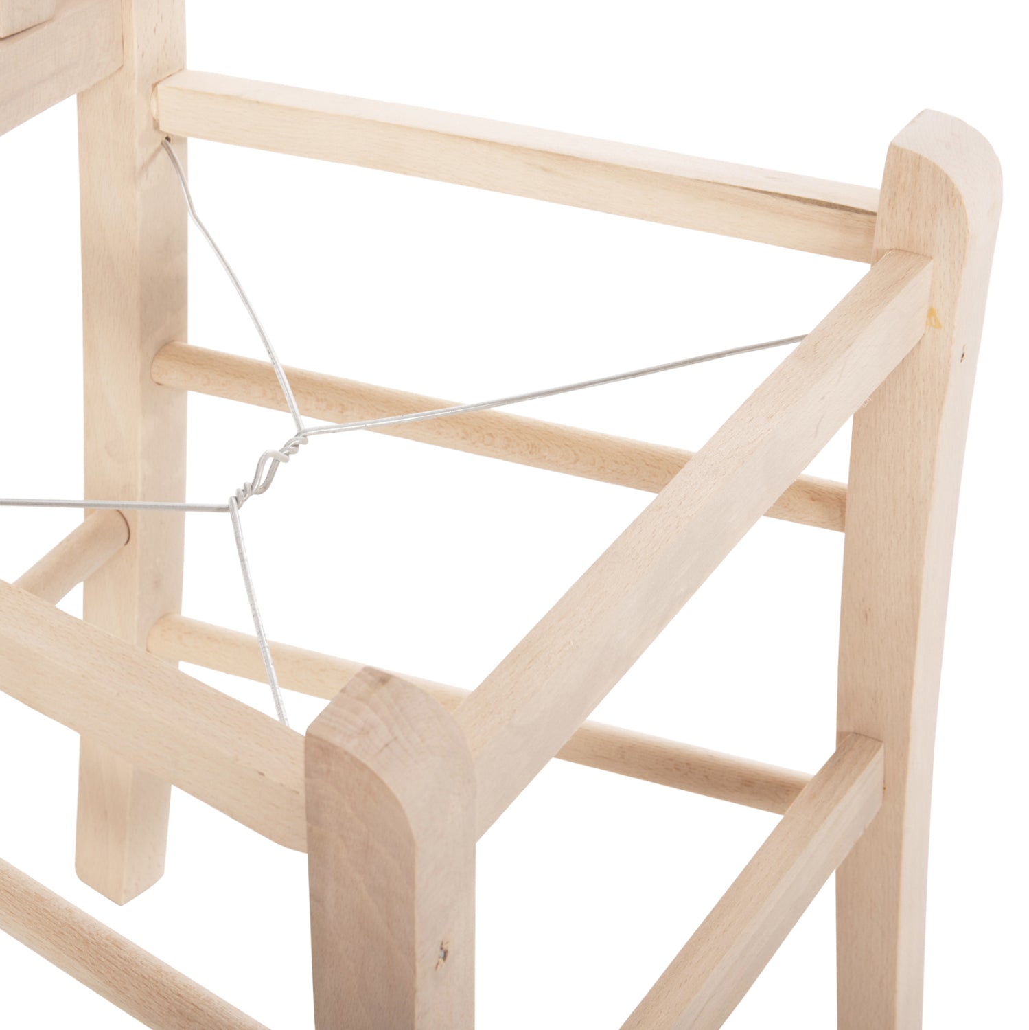 Кафе стол Монте бук, безупречен, небоядисан, 40x41x87, рамка