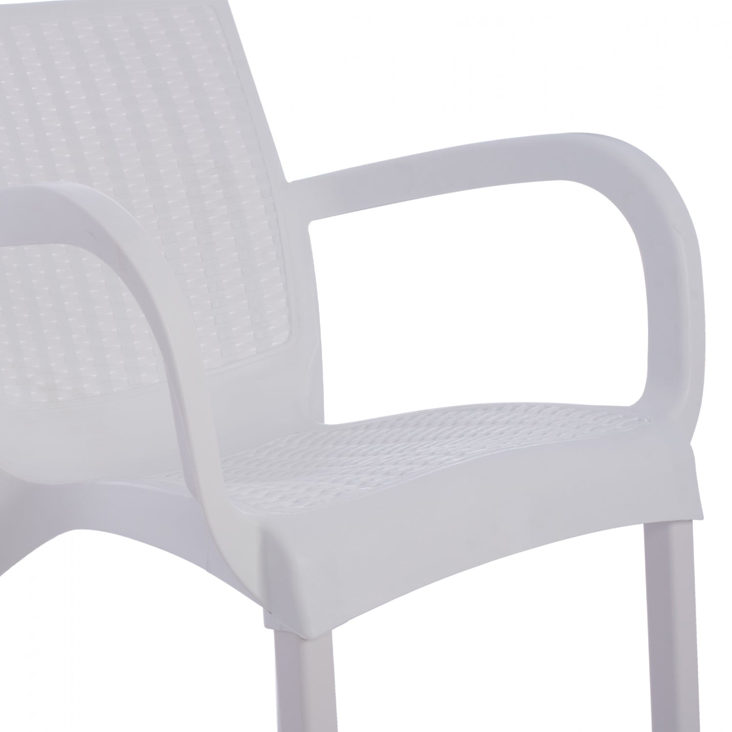 Кресло ALU бял цвят 60x60x82 cm