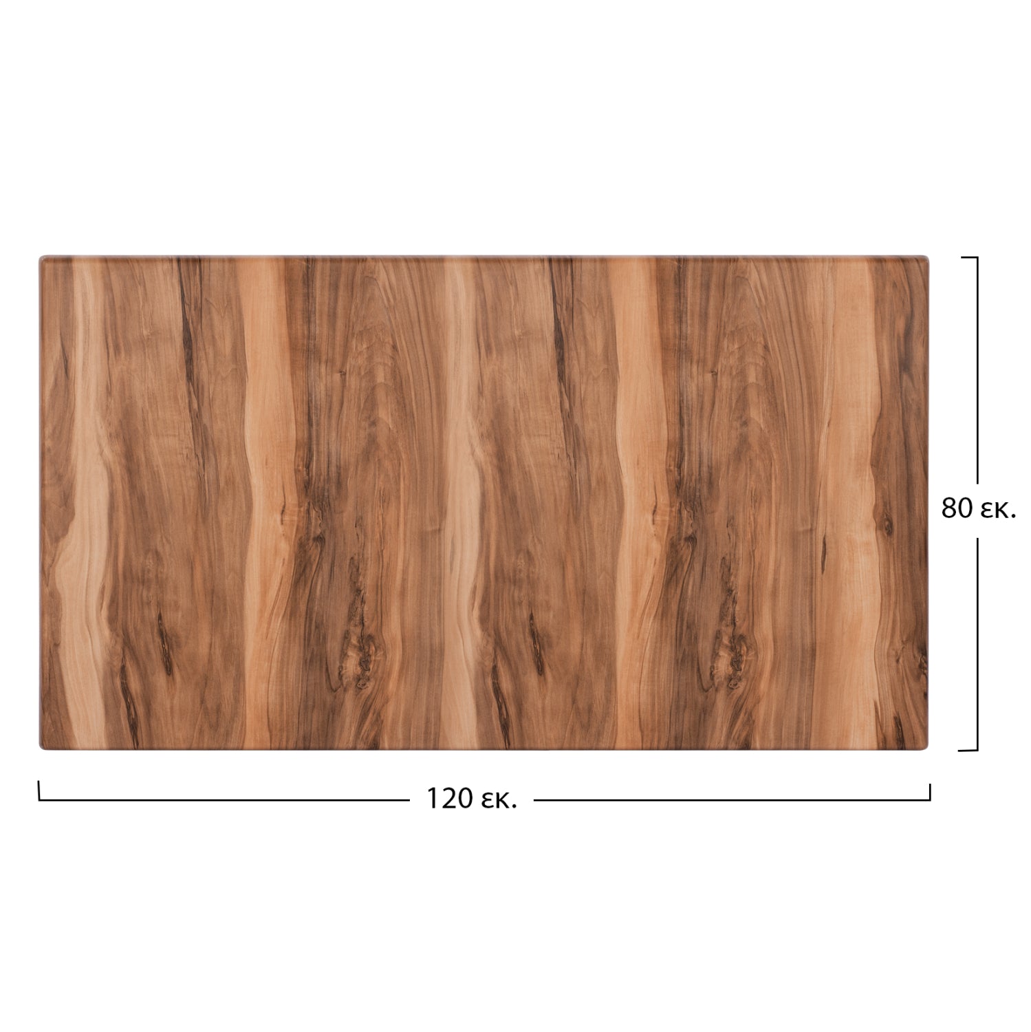 Плот за маса WERZALIT 120X80X3.5см. ИНДИЙСКО СЕСАМИ