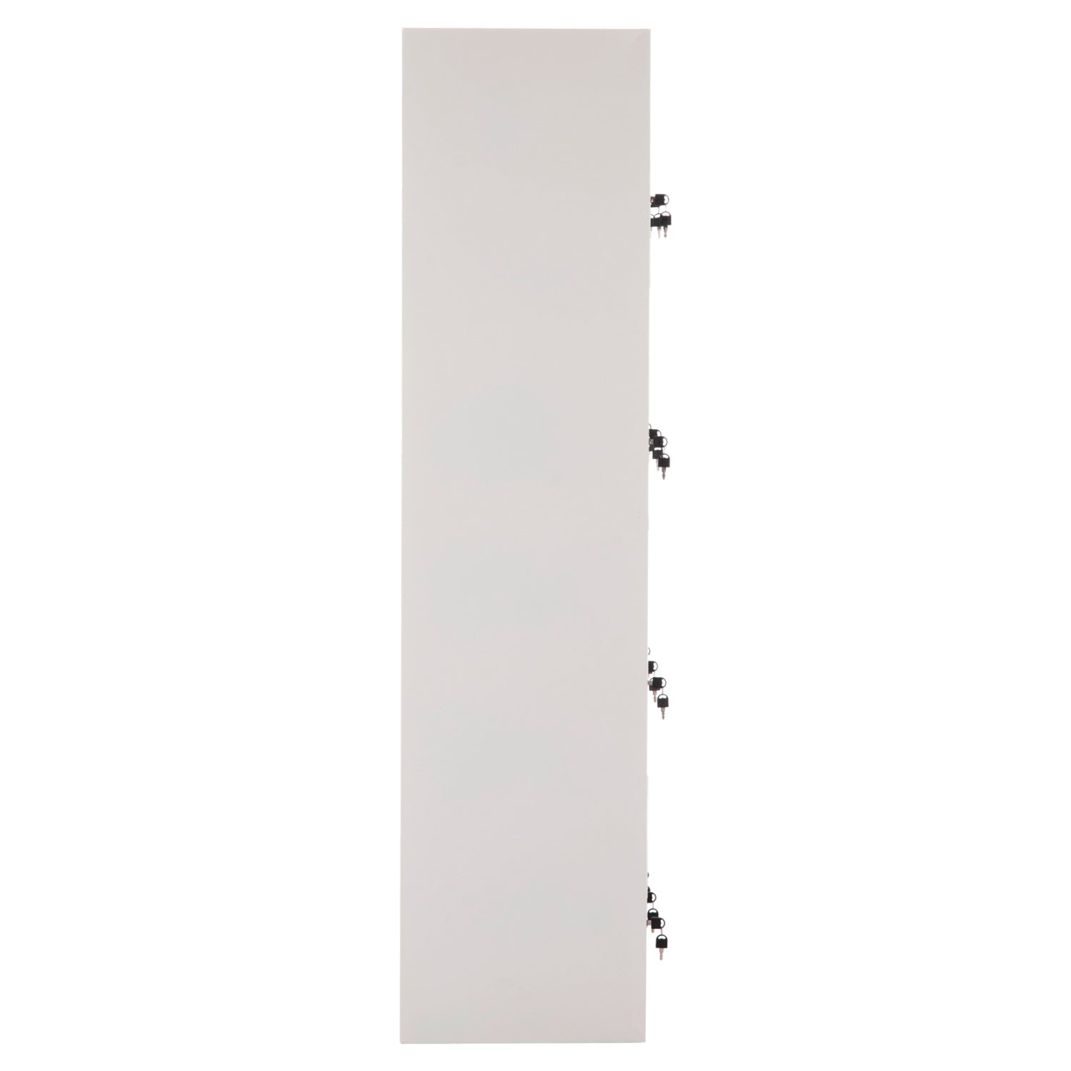 Метално шкафче Bexley с 12 заключващи се шкафа с ключ, сиво, 90x45x185 см