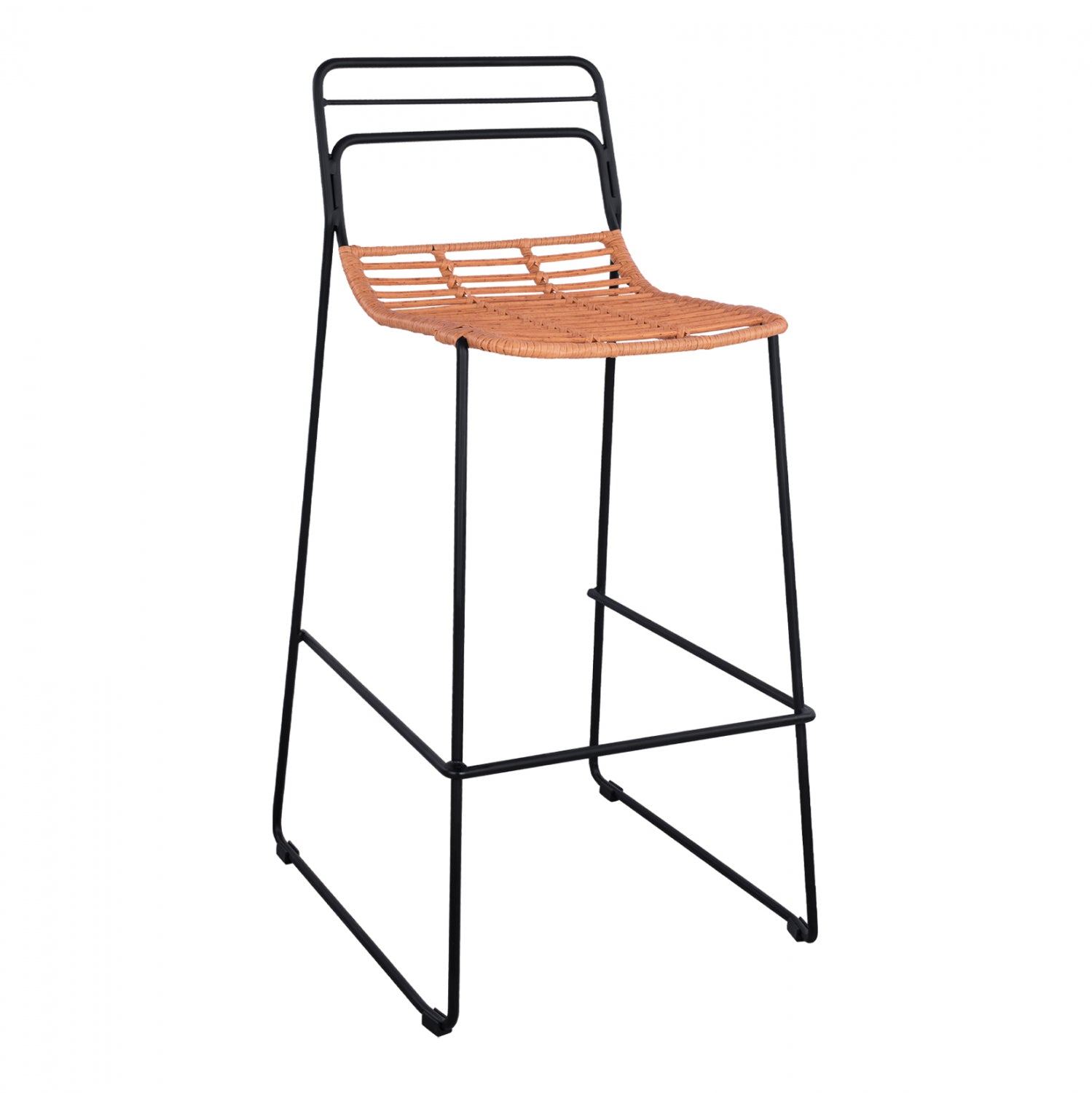 Бар стол ALLEGRA бежов цвят 48x53x100