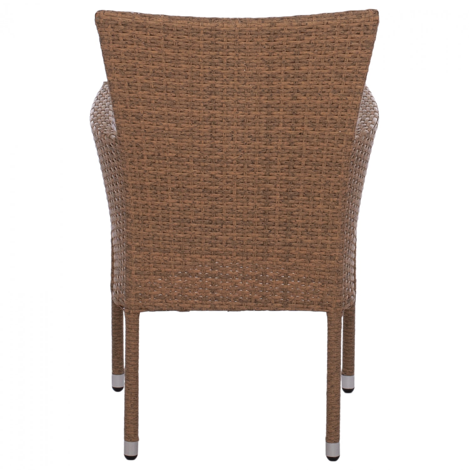 Ратанов фотьойл  NISHA бежов цвят с възглавница  58x60x87