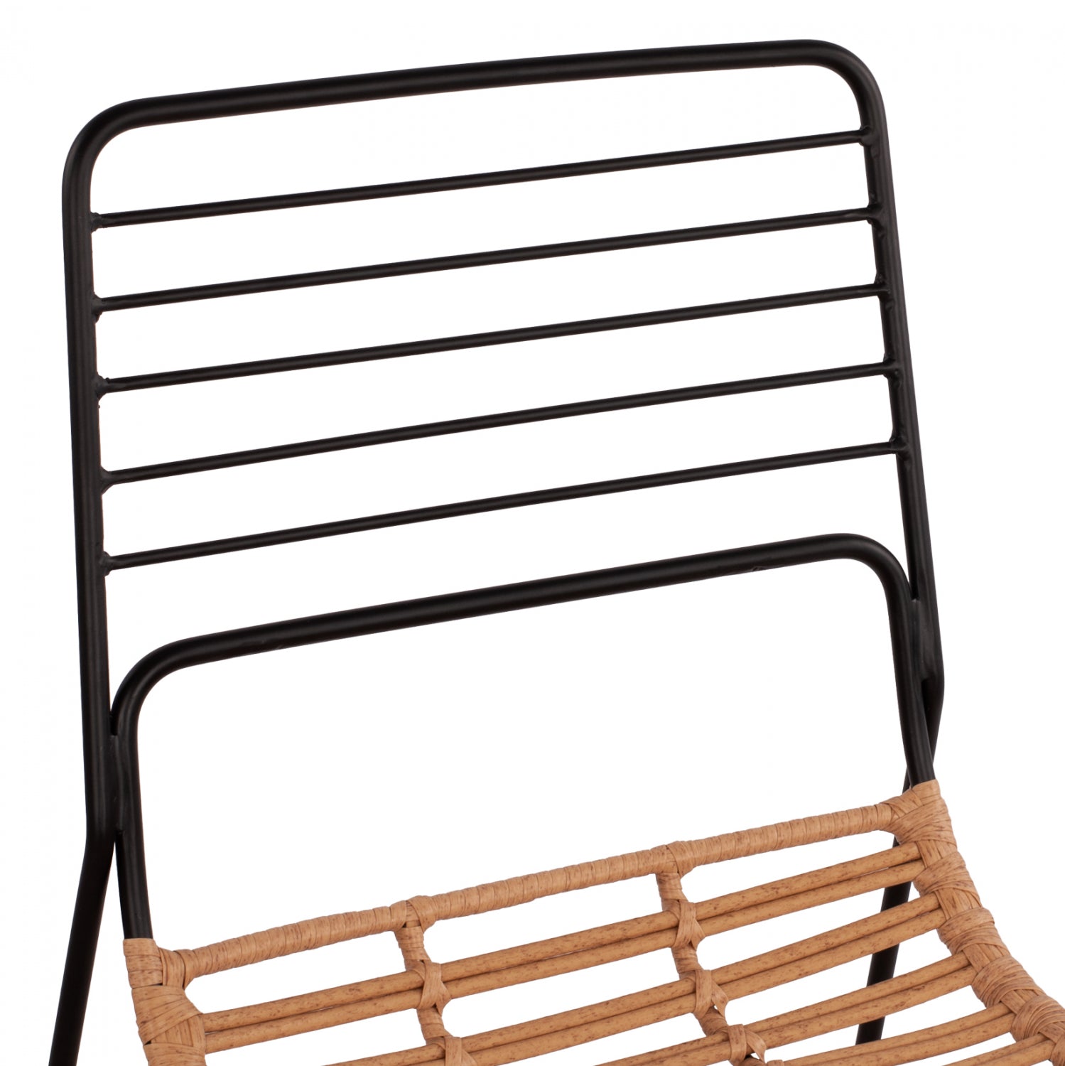 Стол ALLEGRA цвят бежов-черен 51x54x83