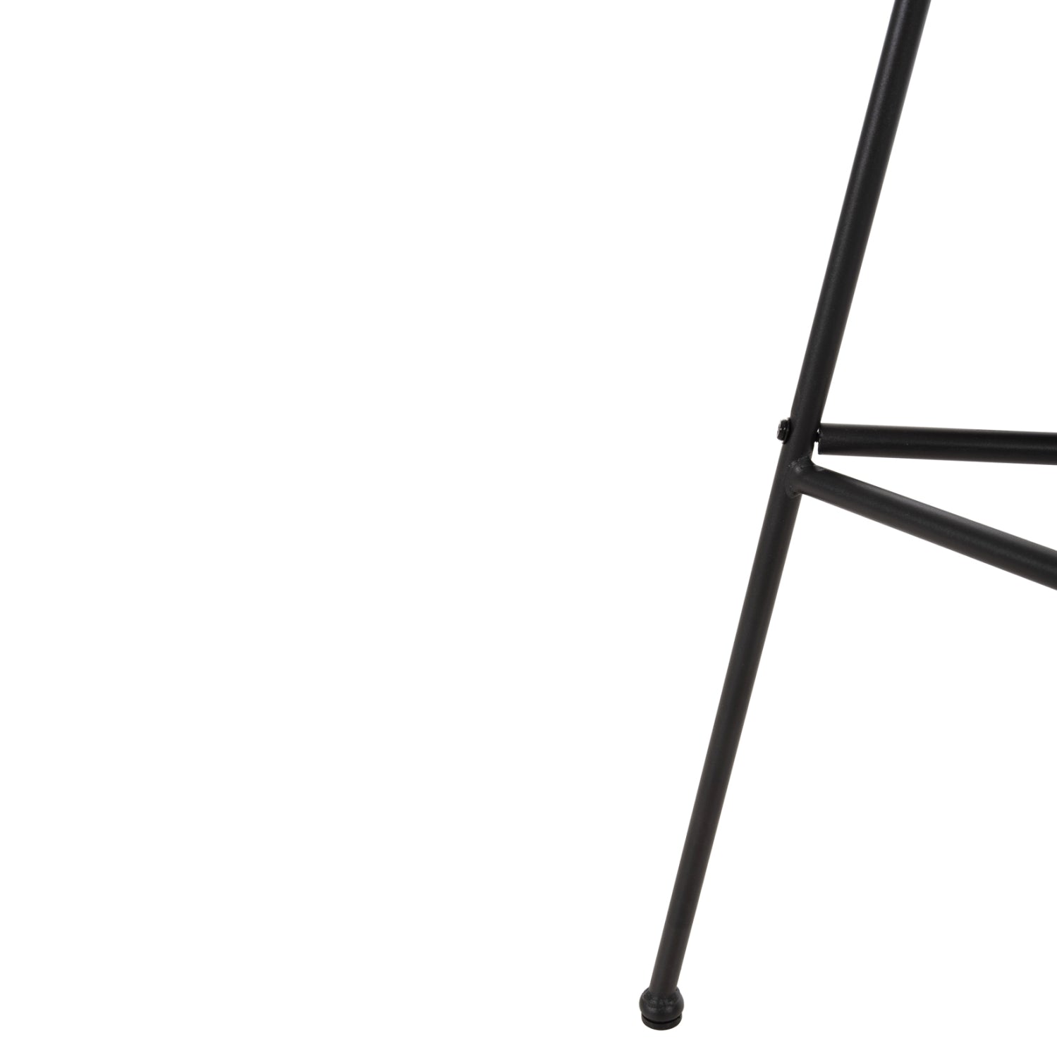 Бар стол Алегра  цвят натурал ратан,черна рамка 48x49x99.5см.