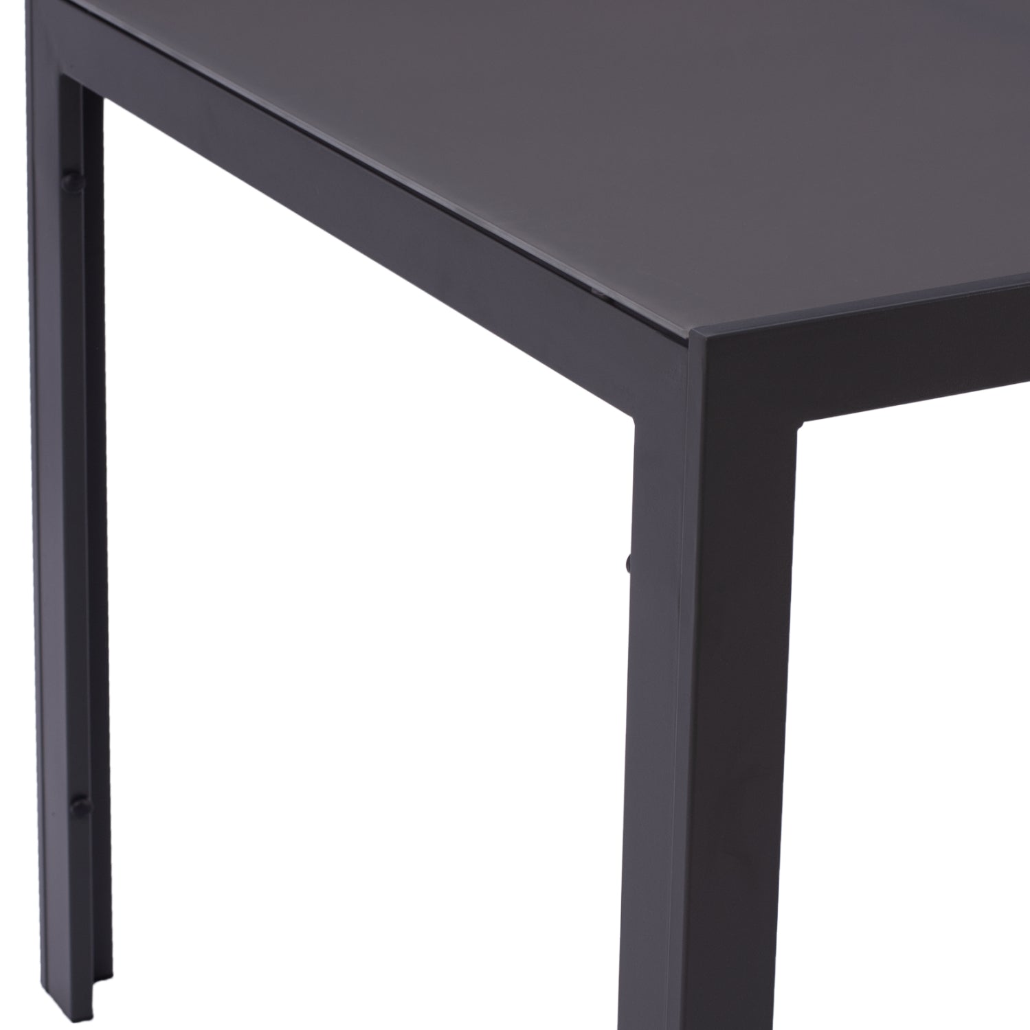 Маса метална правоъгълна 150х90х75 см -сив цвят