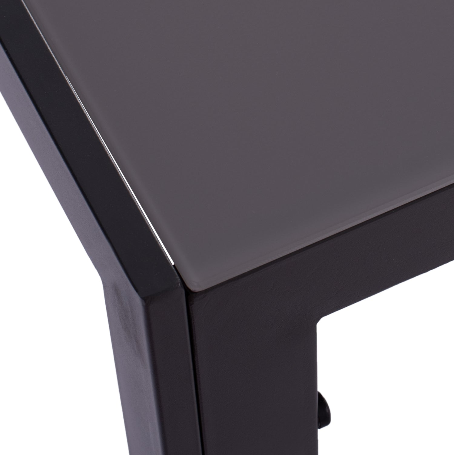 Маса метална правоъгълна 150х90х75 см -сив цвят