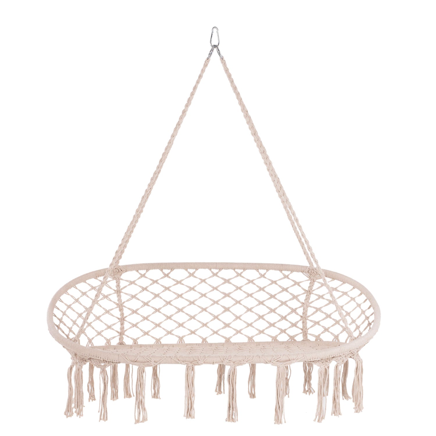 Люлка висяща  NEENA  макраме 130x67x120-140см.