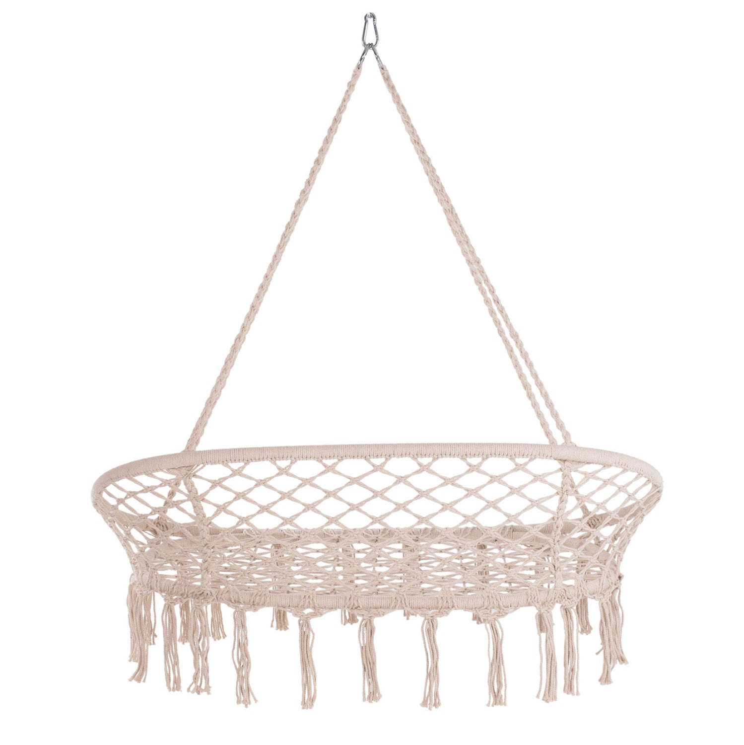 Люлка висяща  NEENA  макраме 130x67x120-140см.
