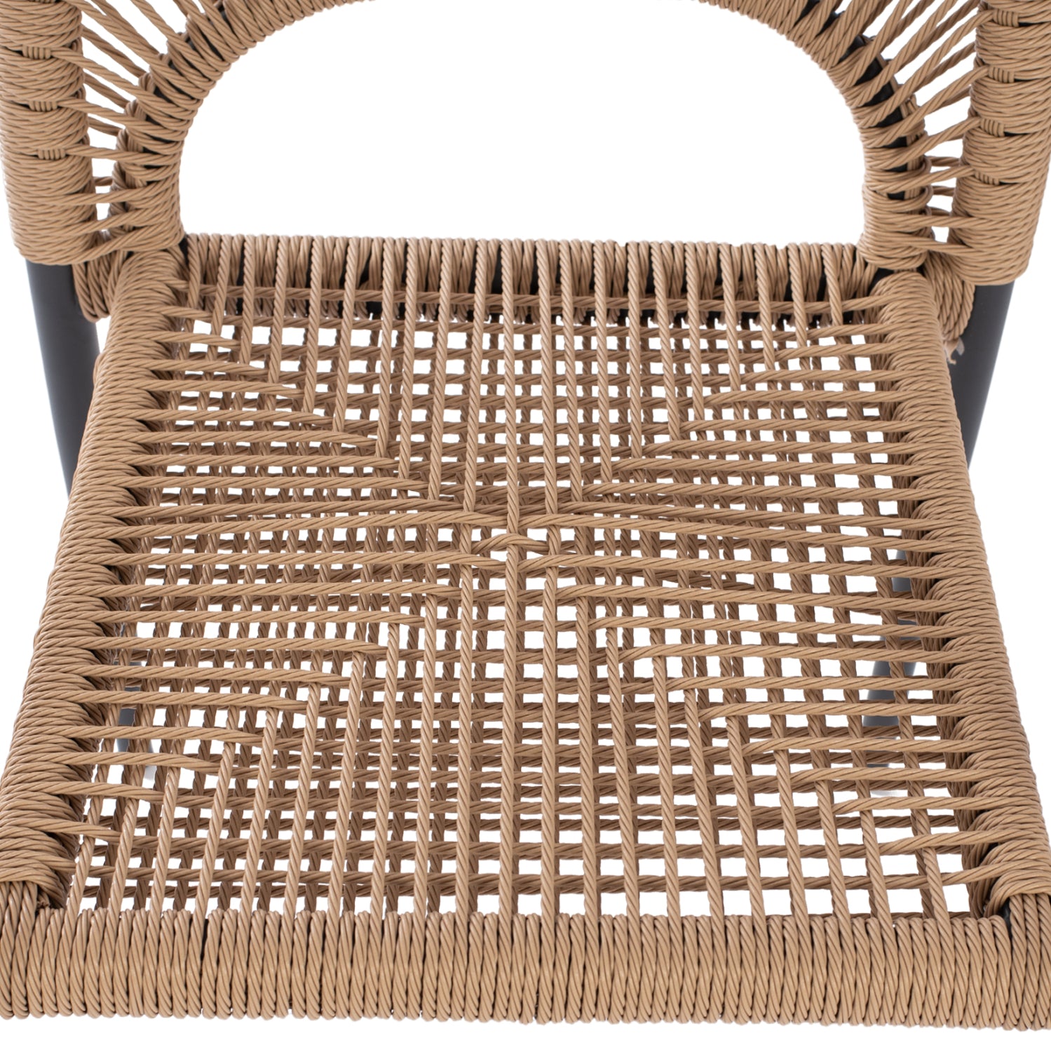 Кресло  NOJO цвят натурал-черен 55x63x82