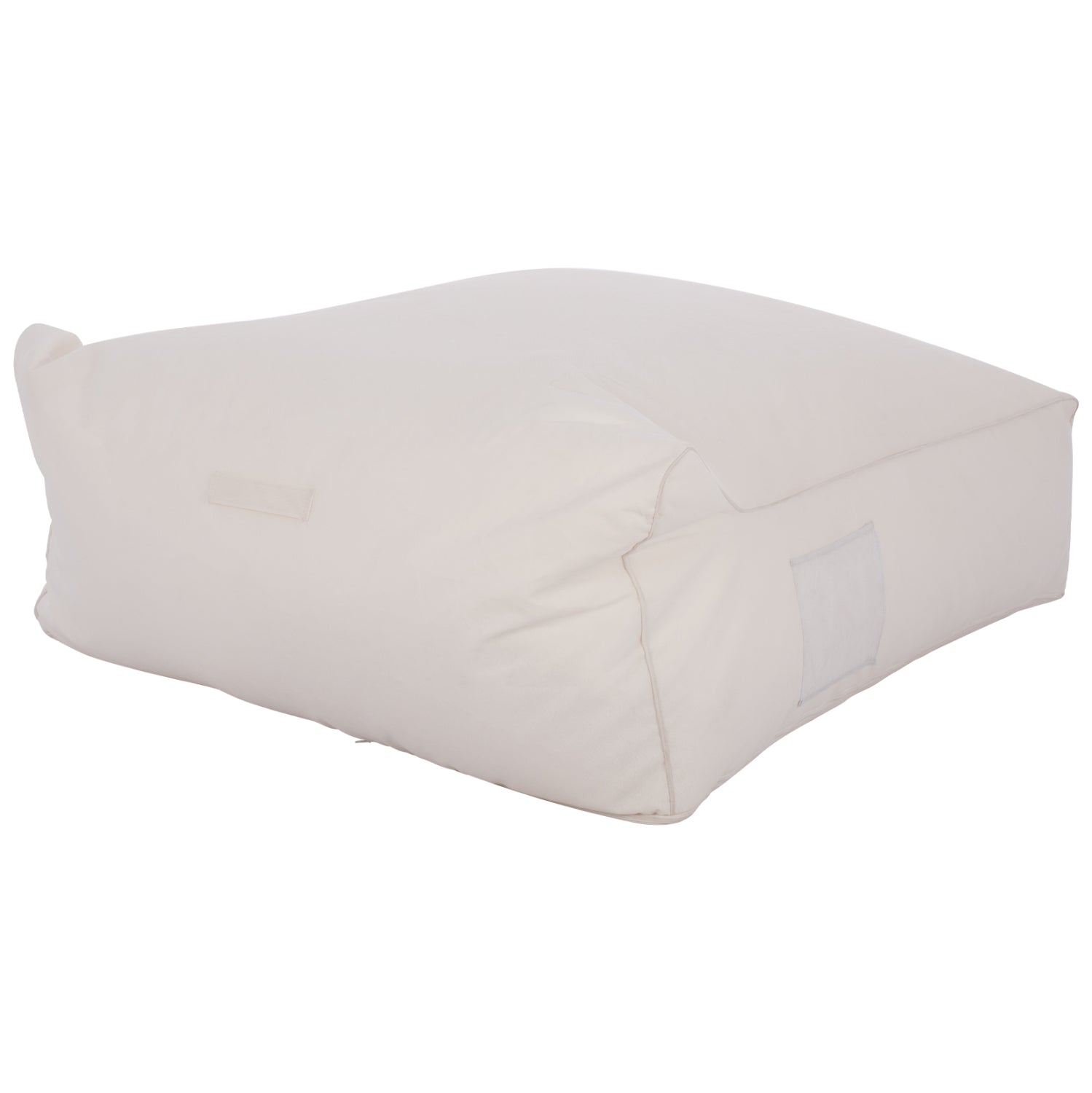 Пуф YAMIN  100% водоустойчивбял цвят 140x140x40-60