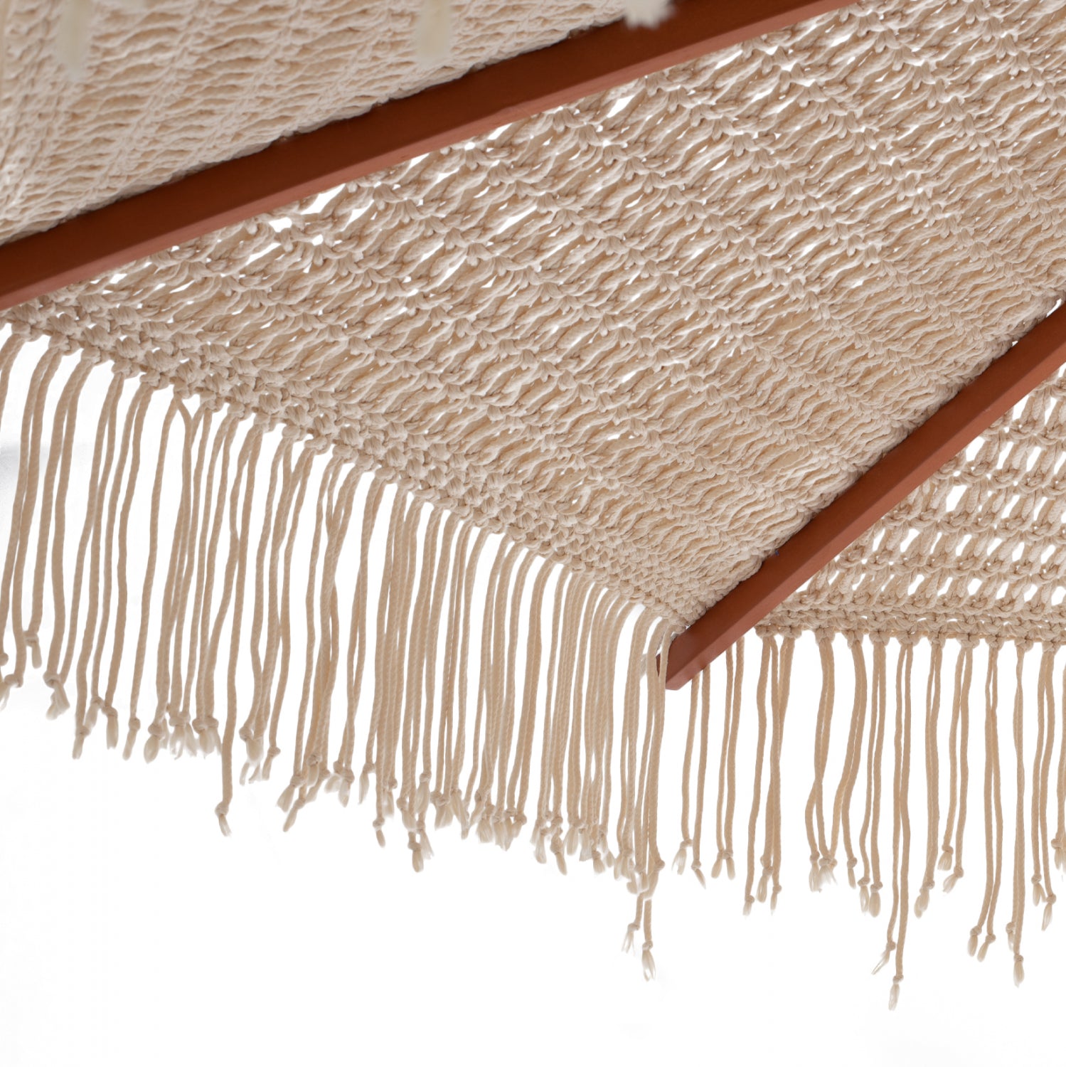 Чадър Xena ръчна изработка  макраме  Φ2.3X2.50 -бежов цвят