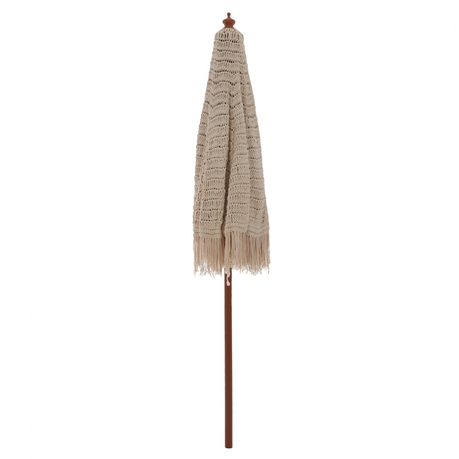 Чадър Xena ръчна изработка  макраме  Φ2.3X2.50 -бежов цвят