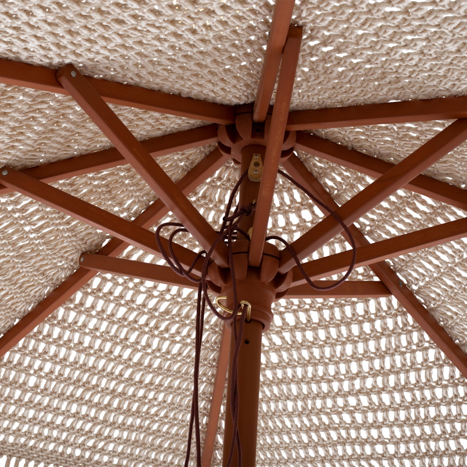 Чадър Xena ръчна изработка  макраме  Φ2.3X2.50 -бежов цвят