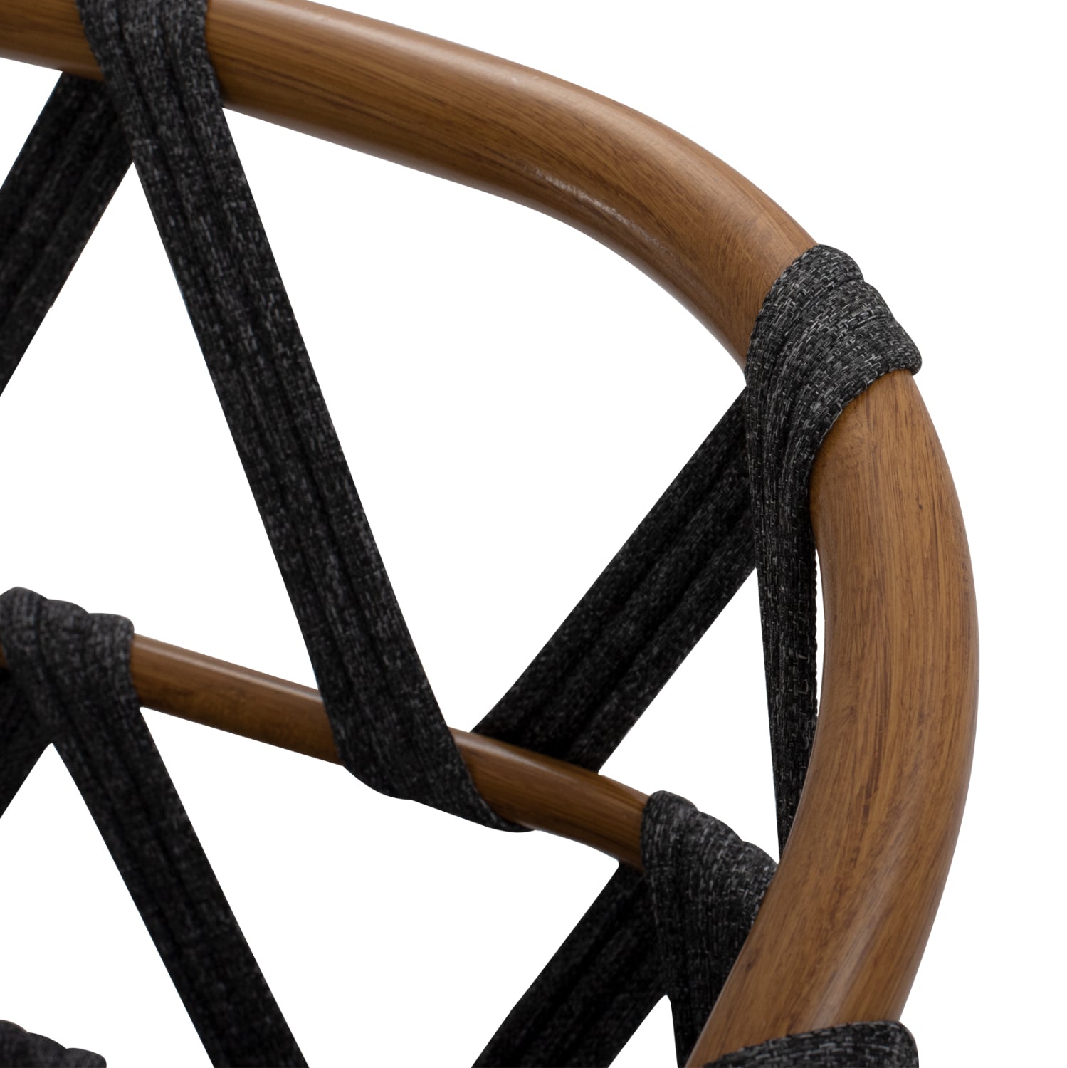 Кресло Рико цвят кафяв-тъмно сив 58x59x78