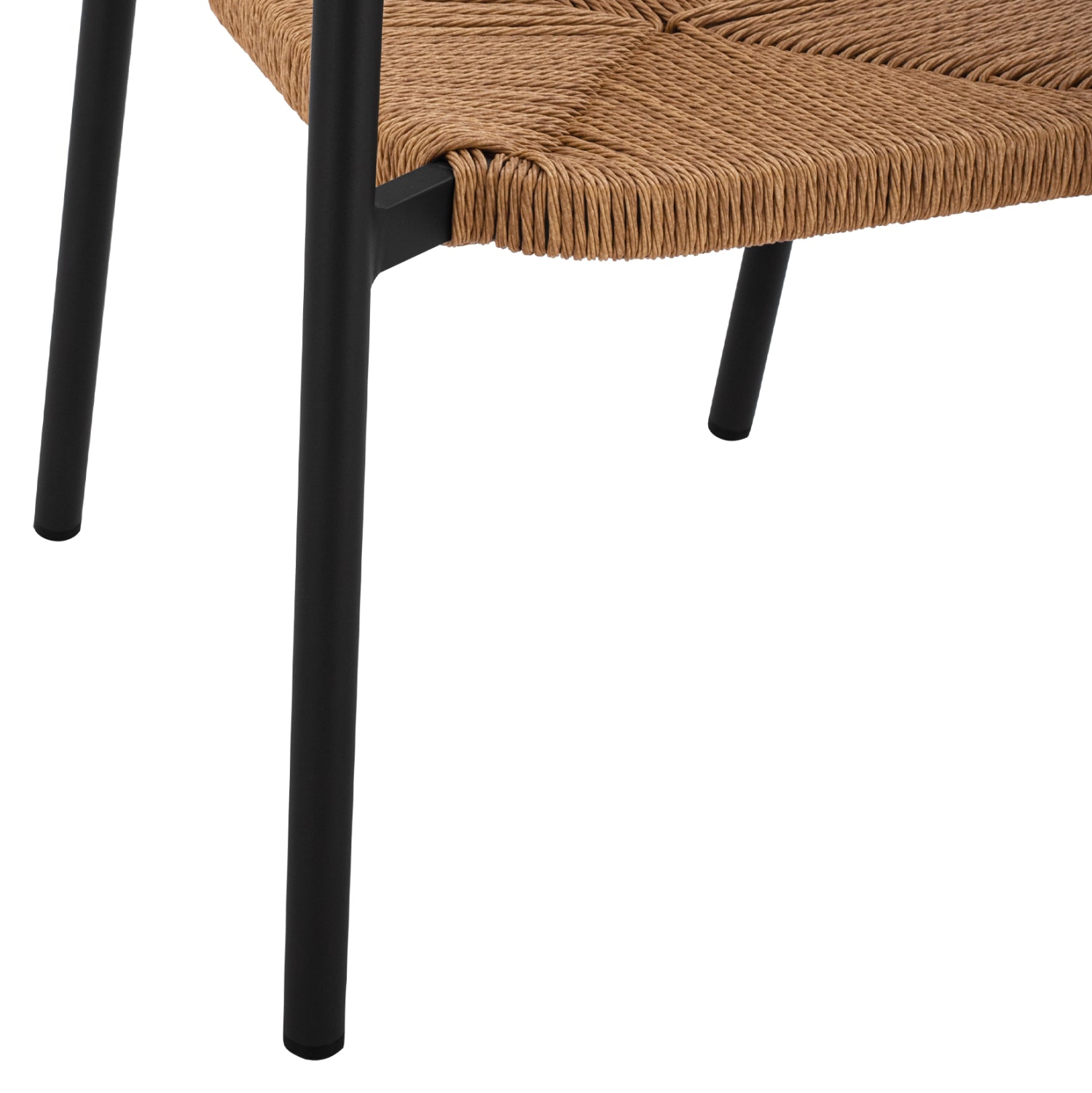 Кресло STER цвят черен-бежов 55,5x53x78