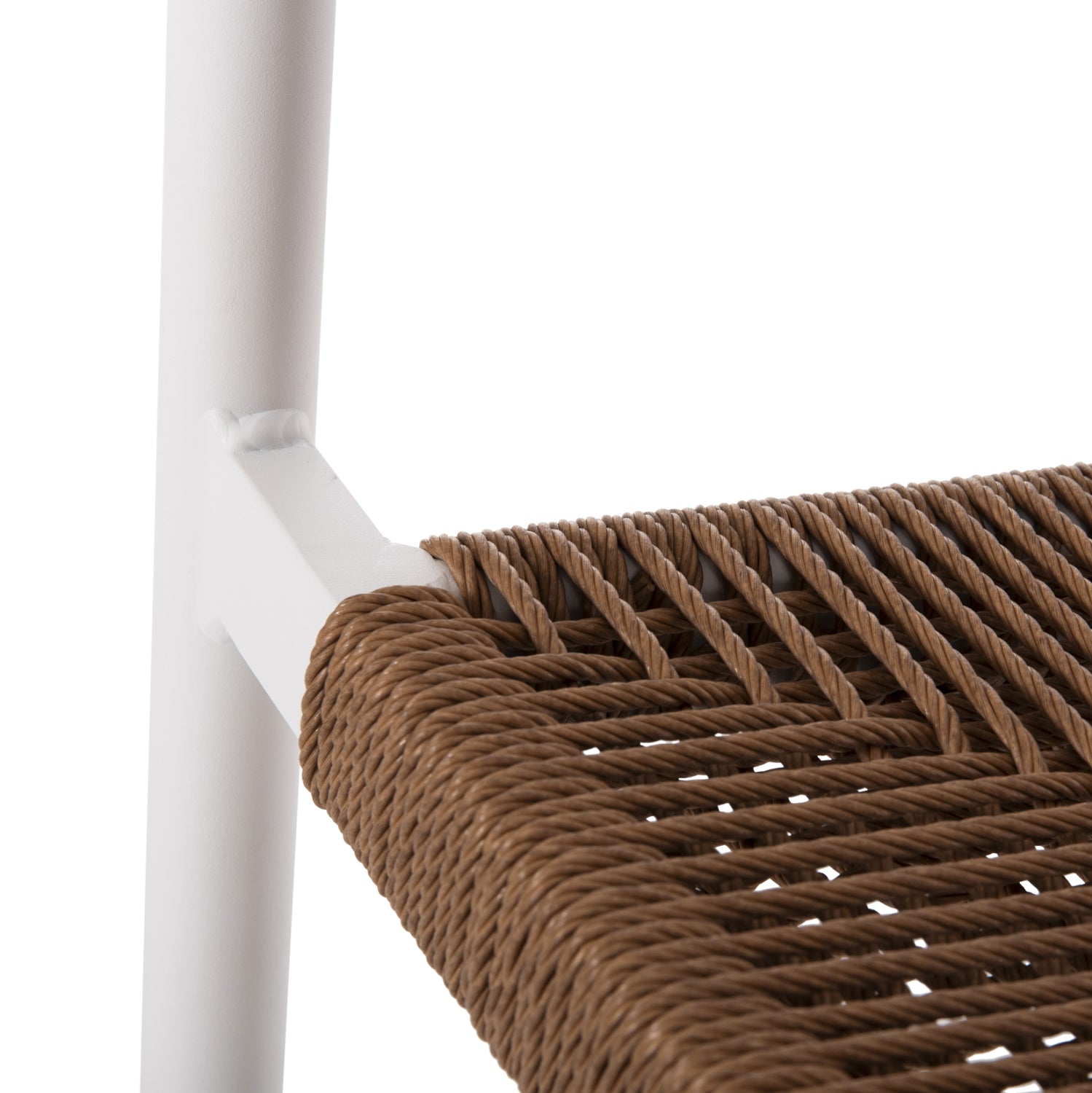 Бар стол GREGG  цвят бял-бежов 55x57x106см.