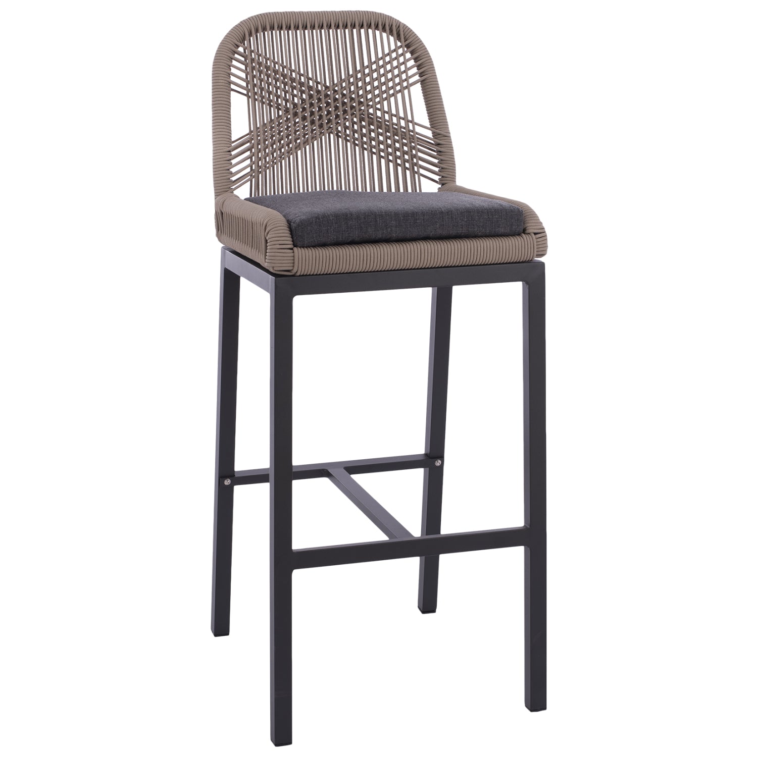 Бар стол HOWARD бежов цвят 47,5x55x94,5