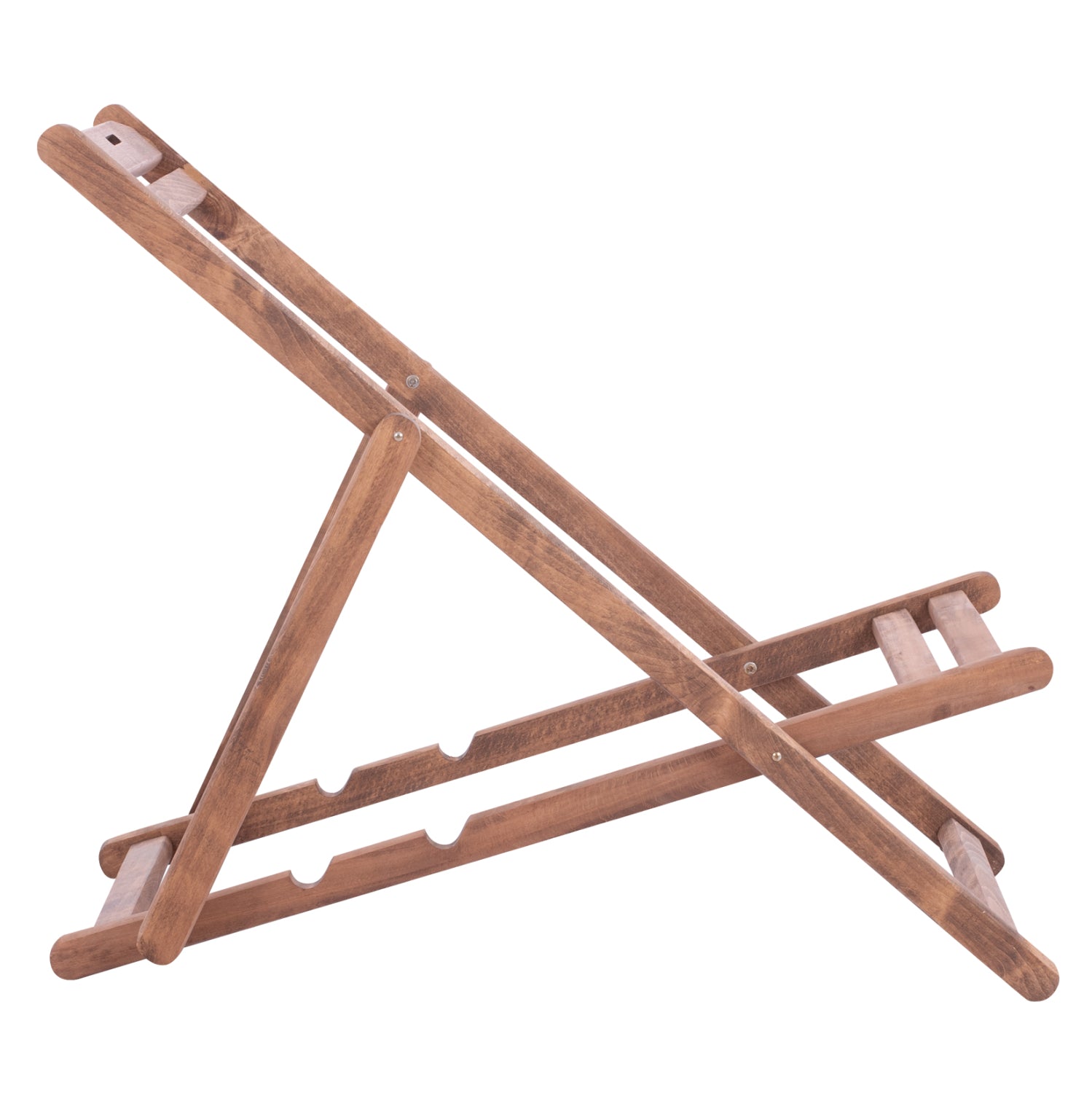 Рамка за стол без подлаклатници Лемнос  масивен бук с цвят  орех