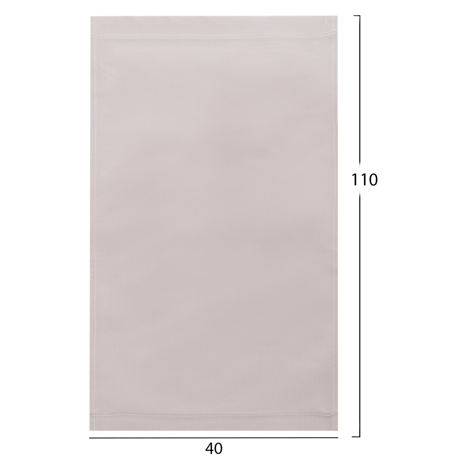 Резервен плат  текстилен 600gr/m2 2x1 черен за столове  110x40
