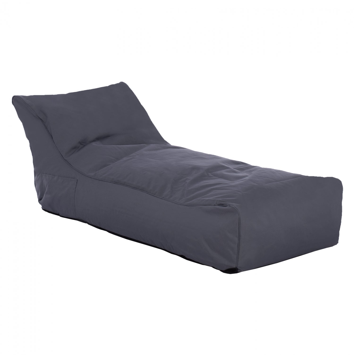 Пуф Алоха сив цвят 100% водоустойчив  140x70x60см