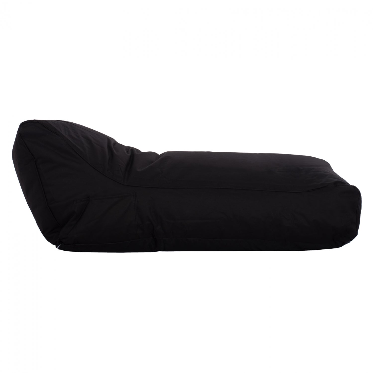 Пуф Алоха черен цвят 100% водоустойчив 140x70x60h-см