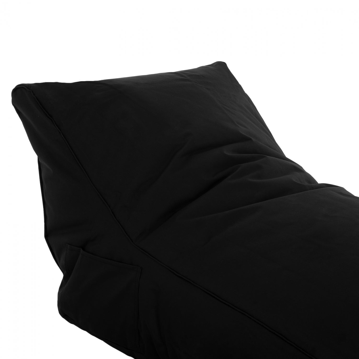 Пуф Алоха черен цвят 100% водоустойчив 140x70x60h-см