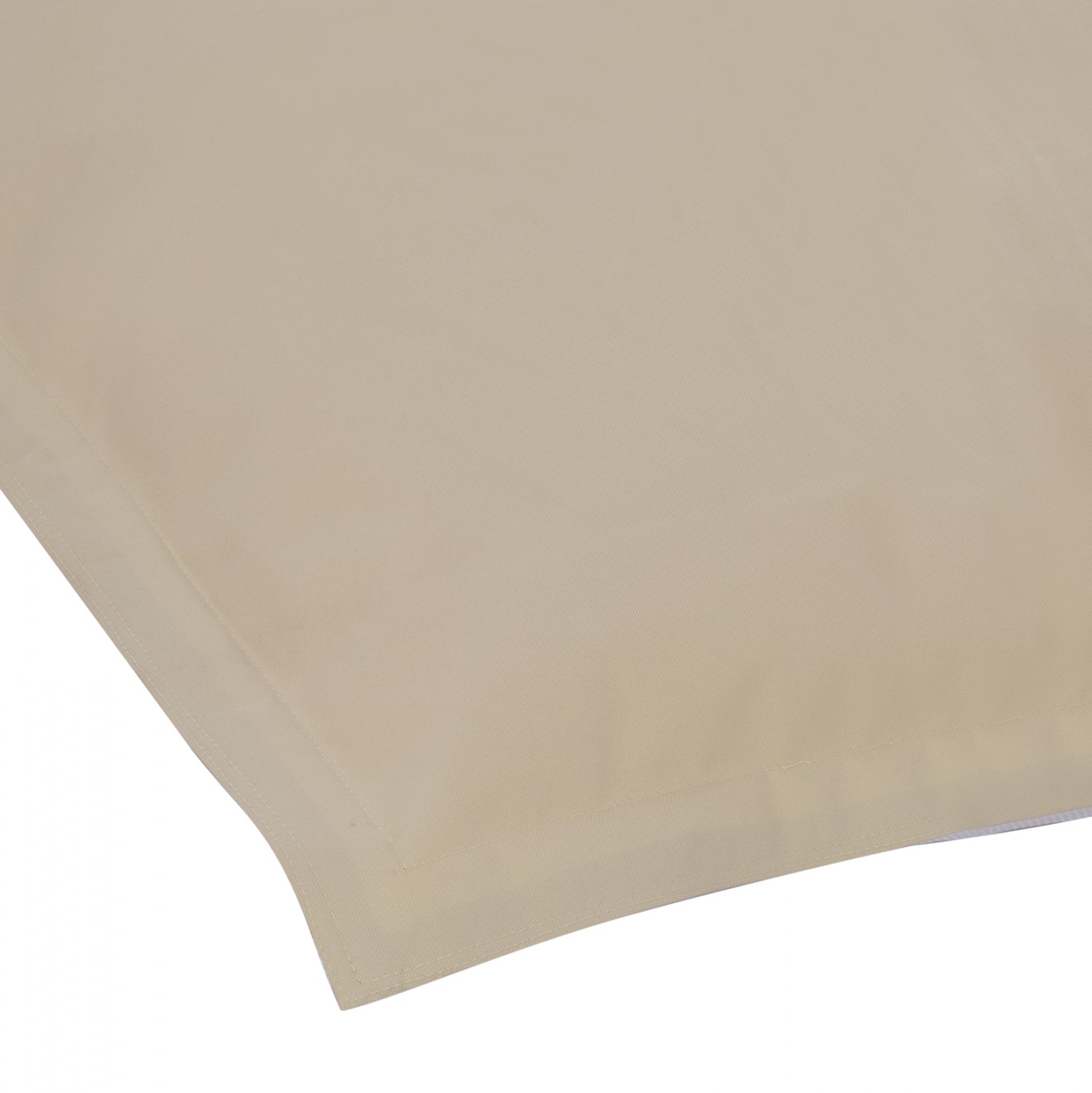 Пуф 100% водоустойчив бежов в бял цвят  140x180