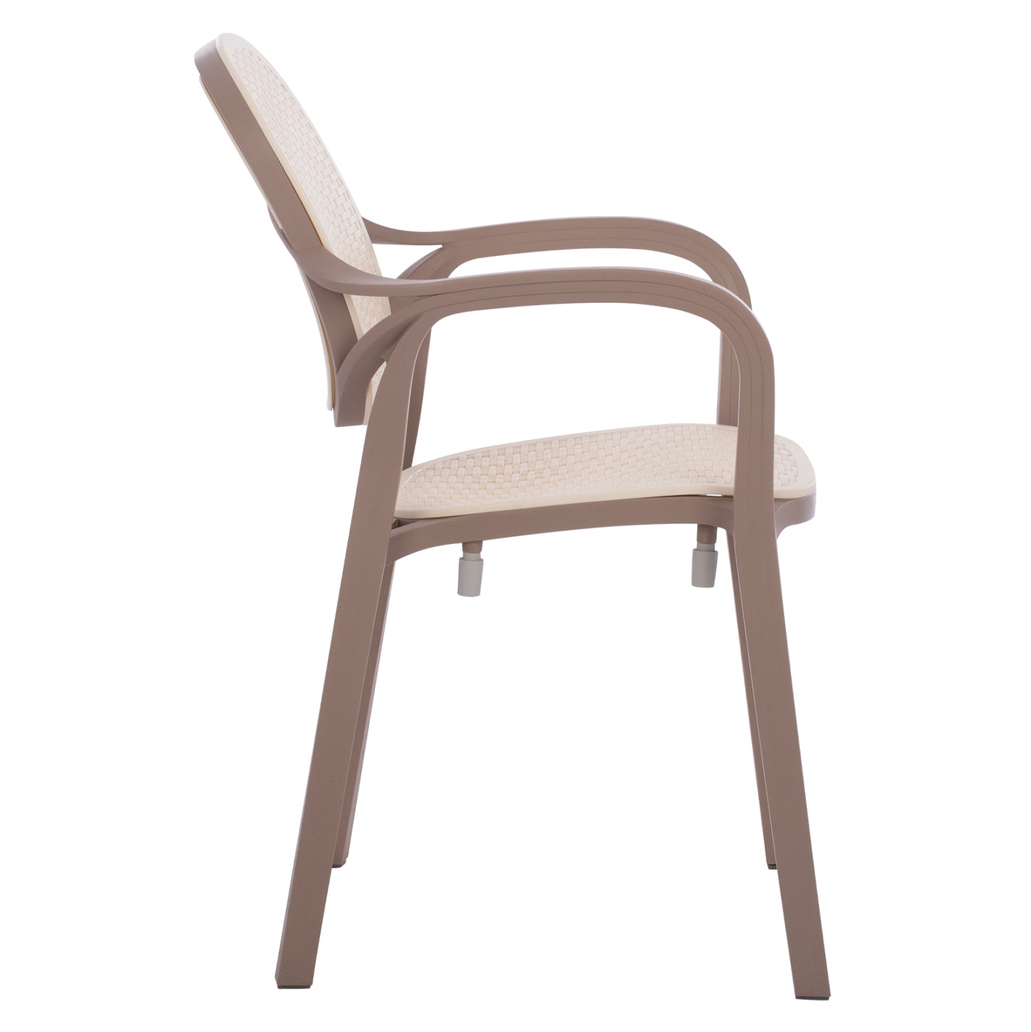 Стол Лина цвят бежов-кафяв 57x57x83