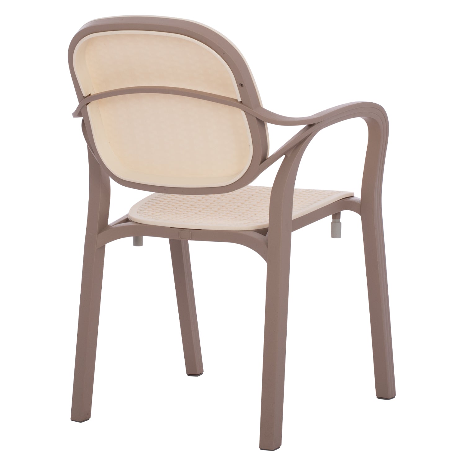 Стол Лина цвят бежов-кафяв 57x57x83