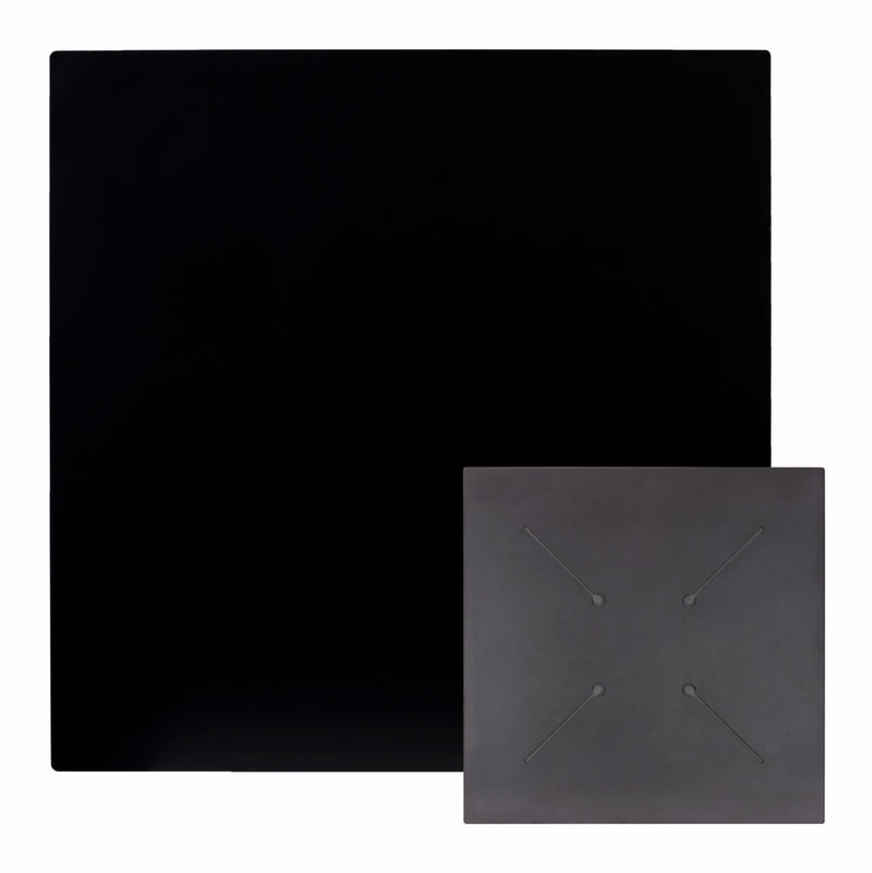 Плот за маса hpl квадрат черен 60x60см.