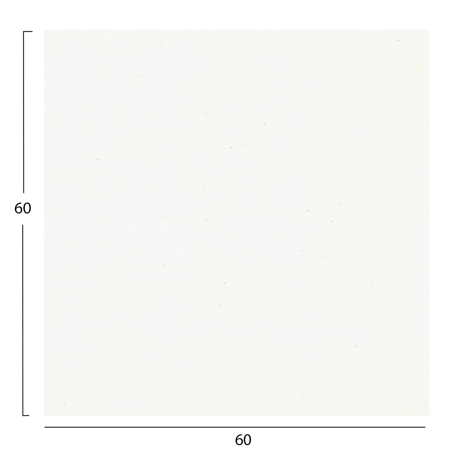 Плот за маса hpl квадратна бяла 60x60см.