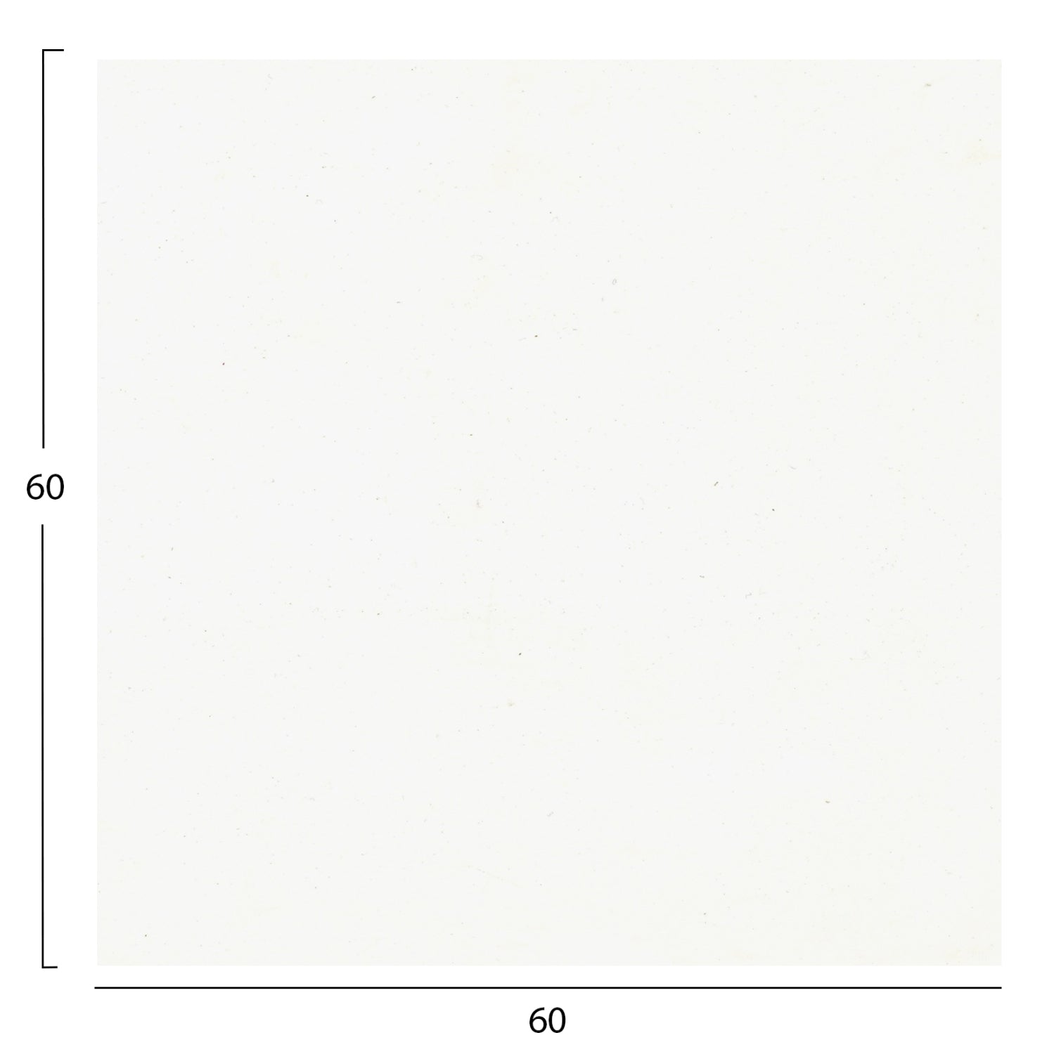 Hpl плот за масла квадратен в бял цвят 60x60см