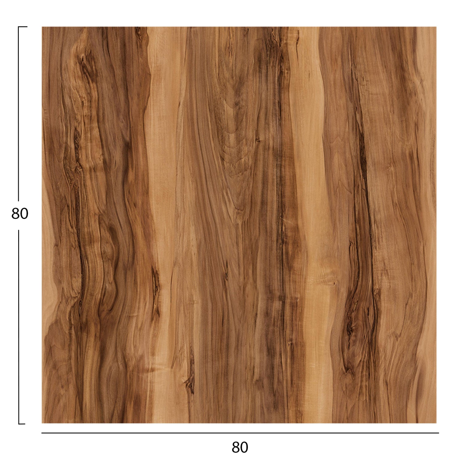 Плот за маса квадрат hpl индийско сесами 80x80cм