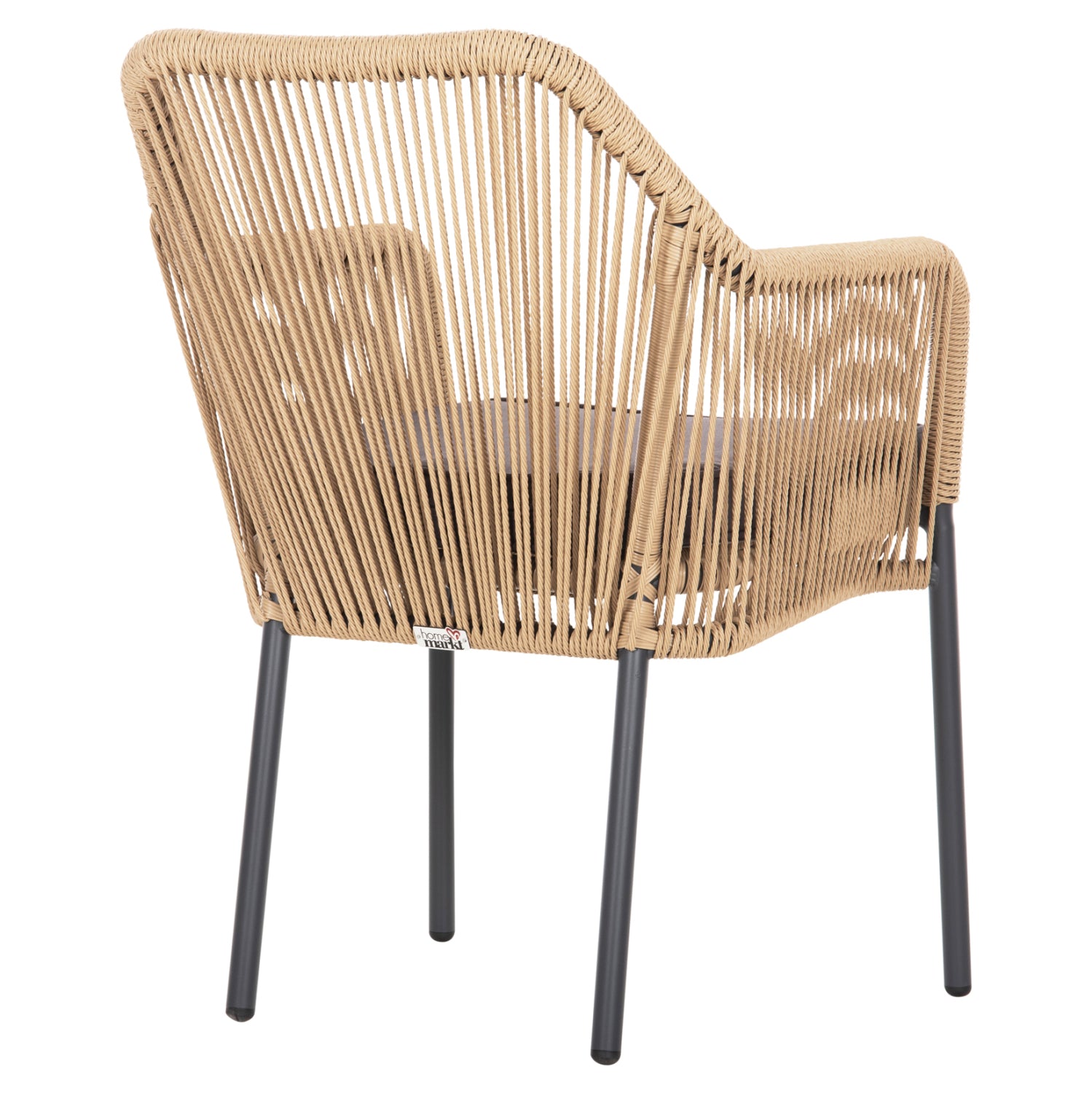 Алуминиево кресло Eshoni цвят сив-бежов 56x66x82