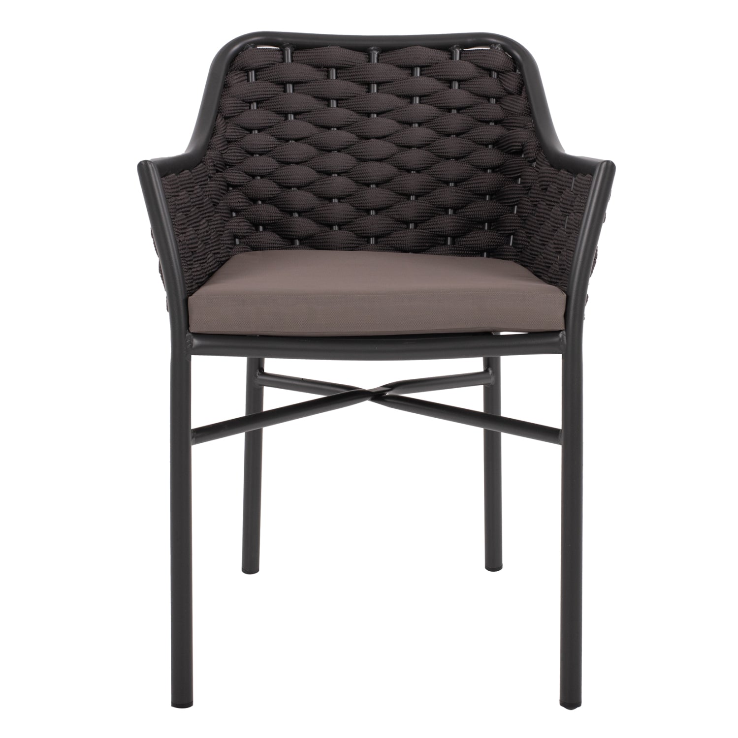 Кресло Гала тъмно сив цвят 56x58x76